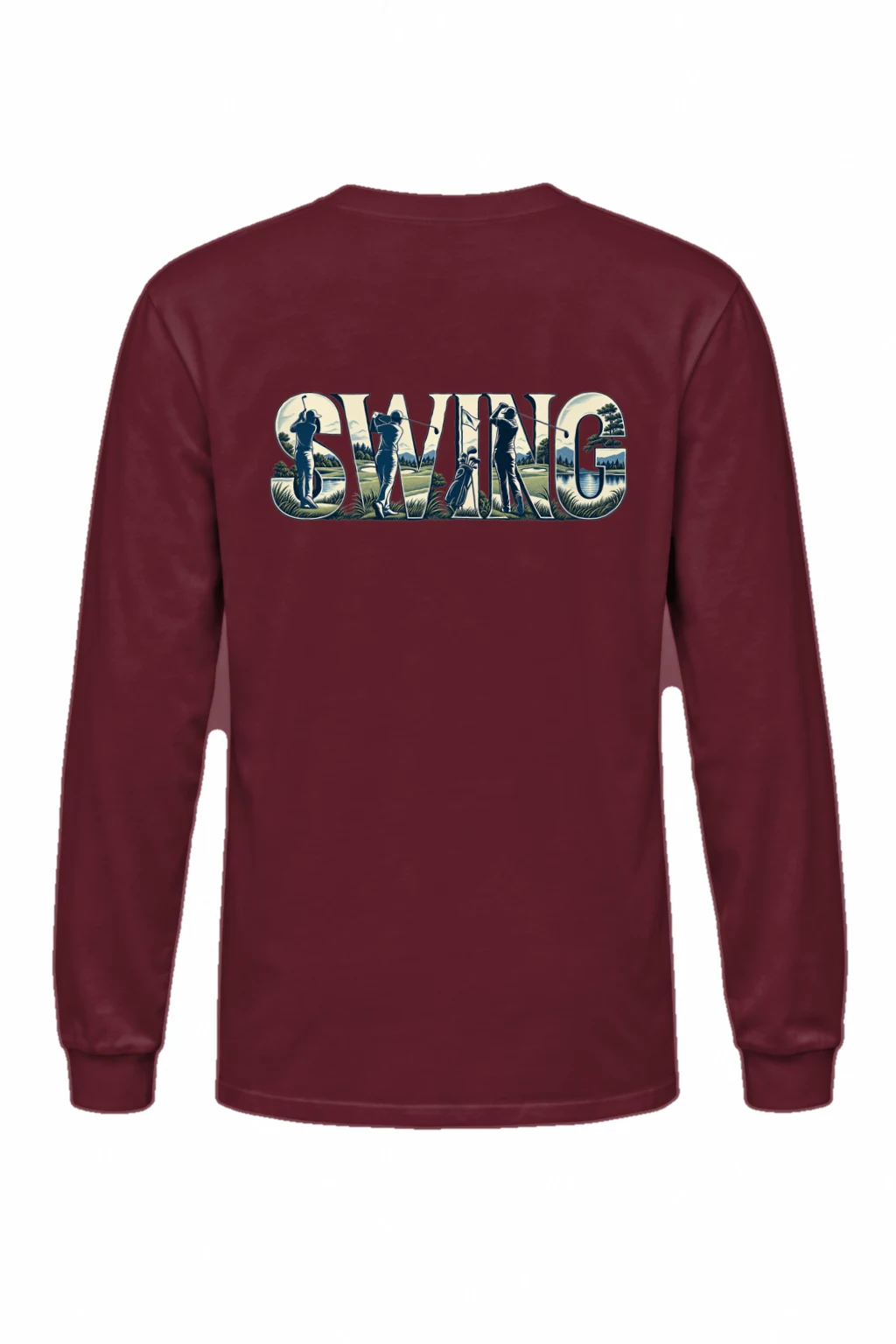 "Swing Golf Scene" Unisex Longsleeve T-shirt | Gildan 2400