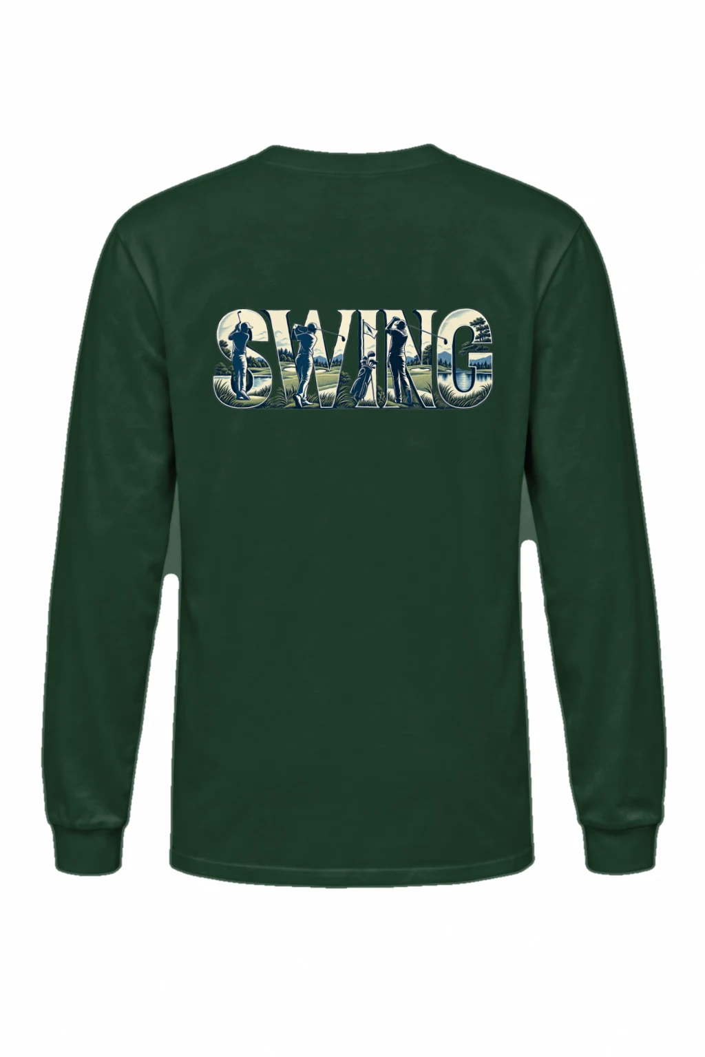 "Swing Golf Scene" Unisex Longsleeve T-shirt | Gildan 2400