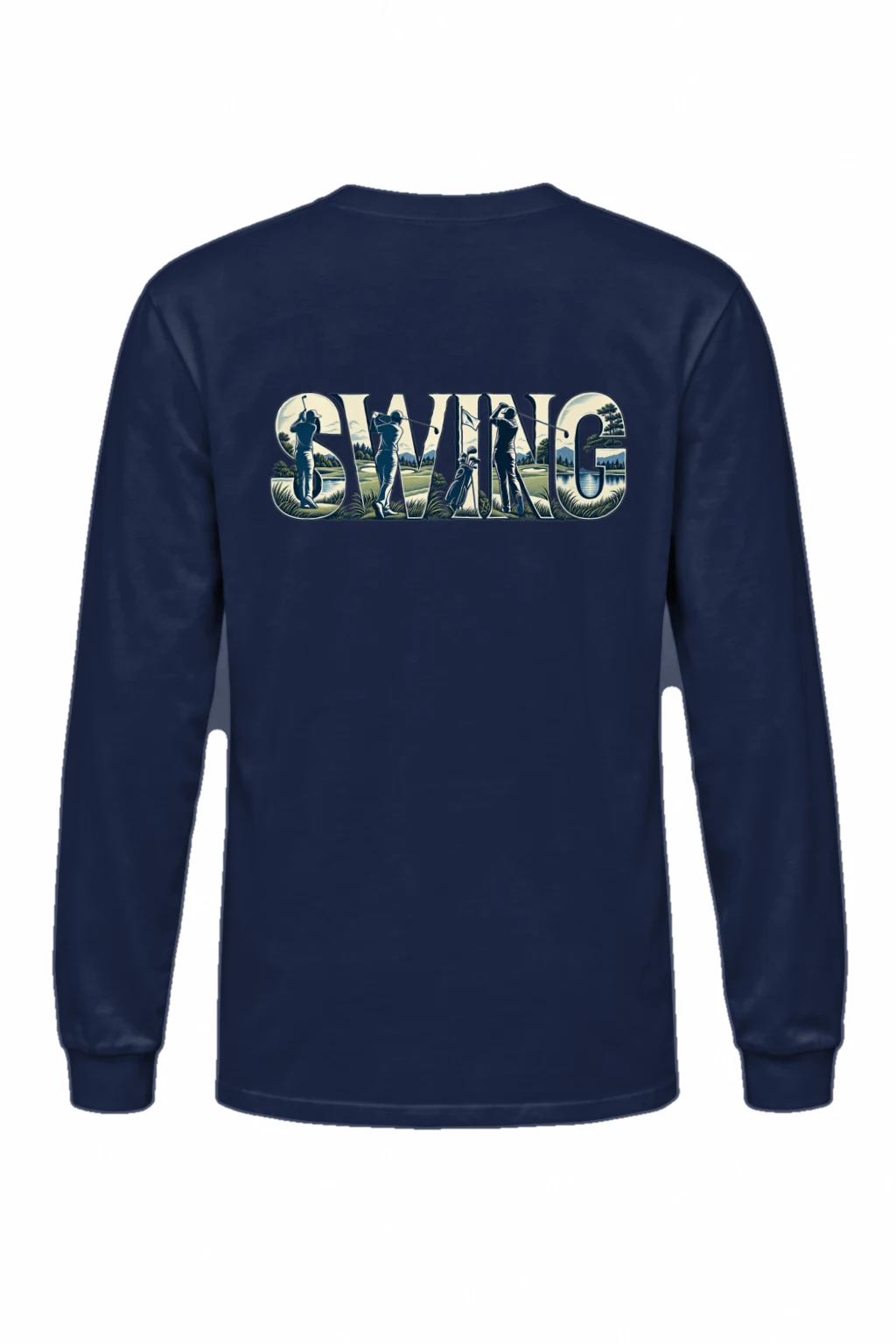 "Swing Golf Scene" Unisex Longsleeve T-shirt | Gildan 2400