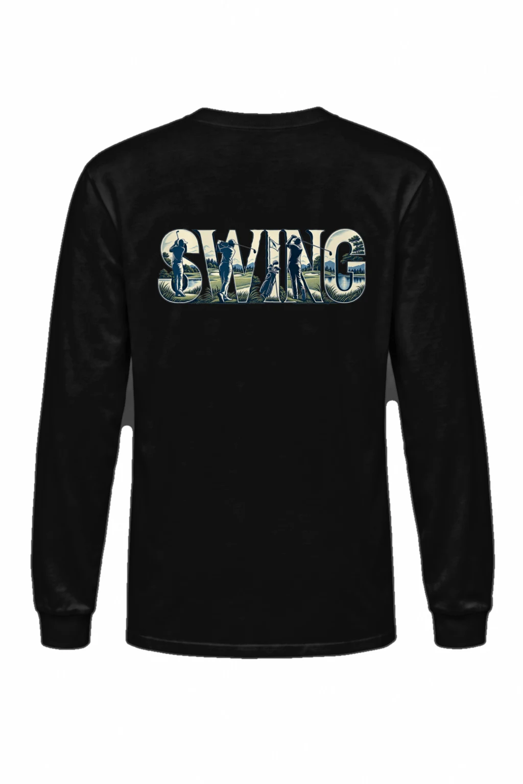 "Swing Golf Scene" Unisex Longsleeve T-shirt | Gildan 2400