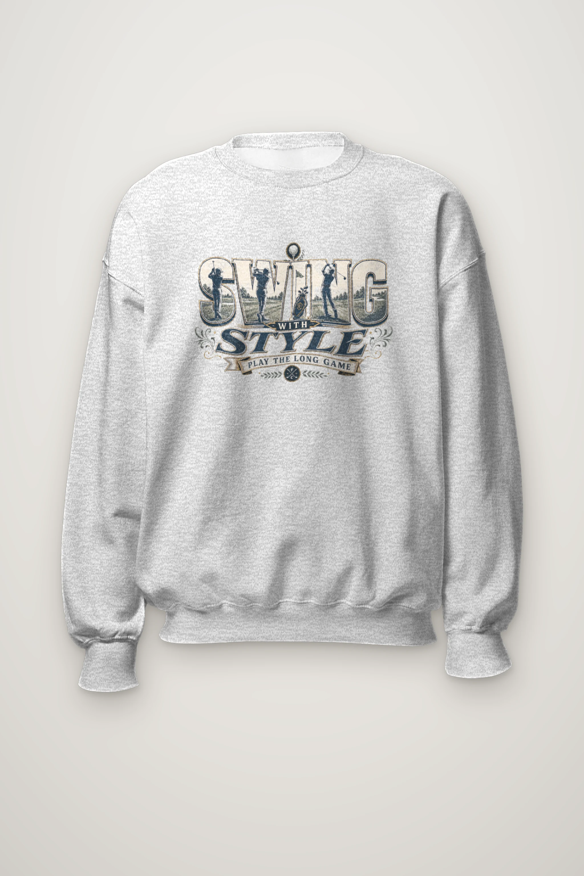 "Swing With Style" Heavy Blend Unisex Crewneck Sweatshirt