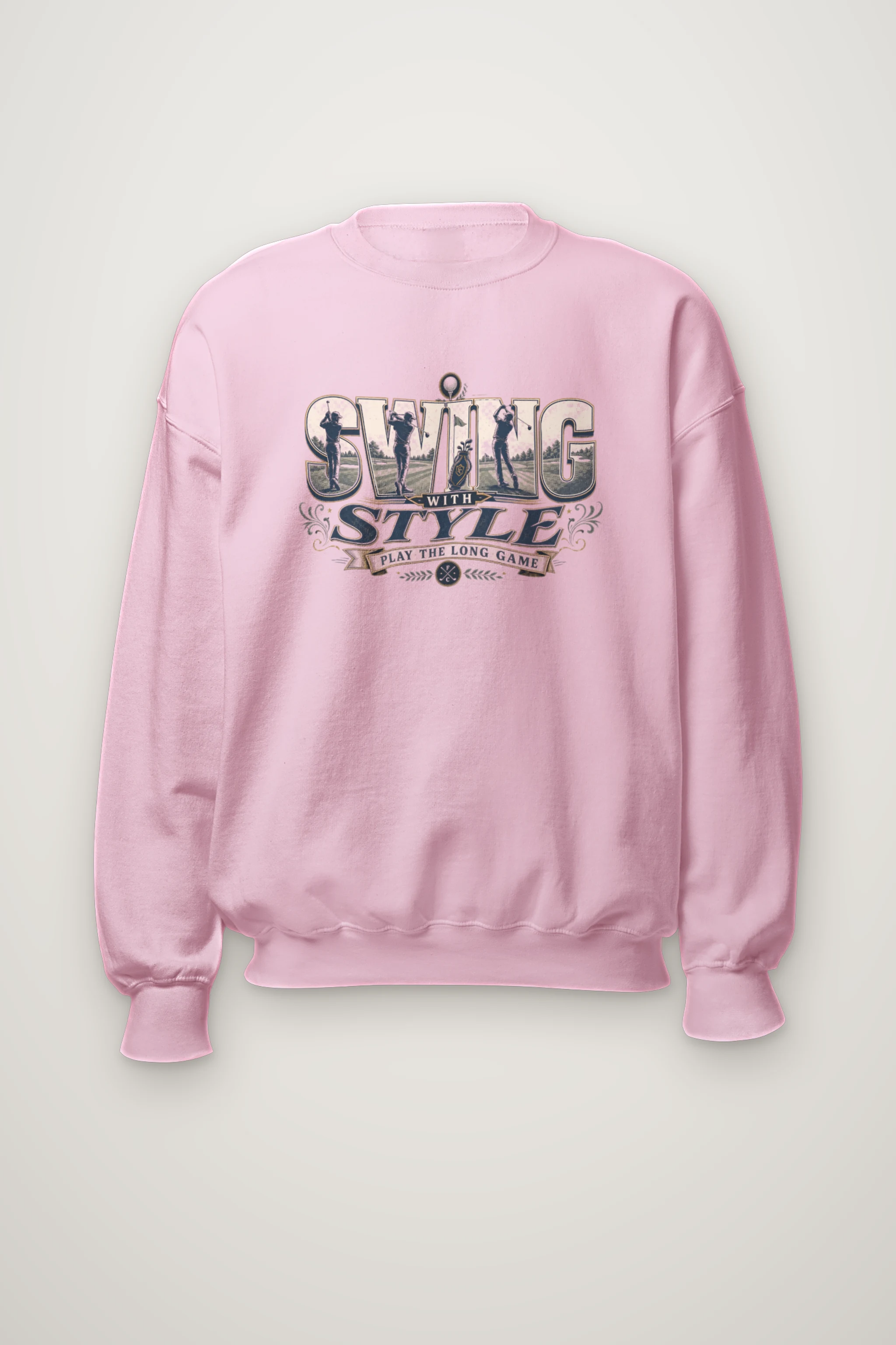 "Swing With Style" Heavy Blend Unisex Crewneck Sweatshirt