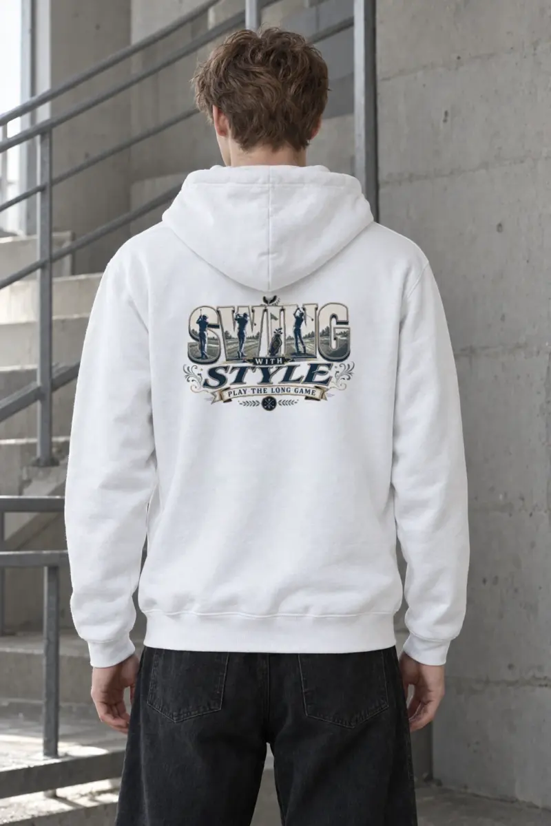 "Swing With Style" Heavy Blend Unisex Pullover Hoodie