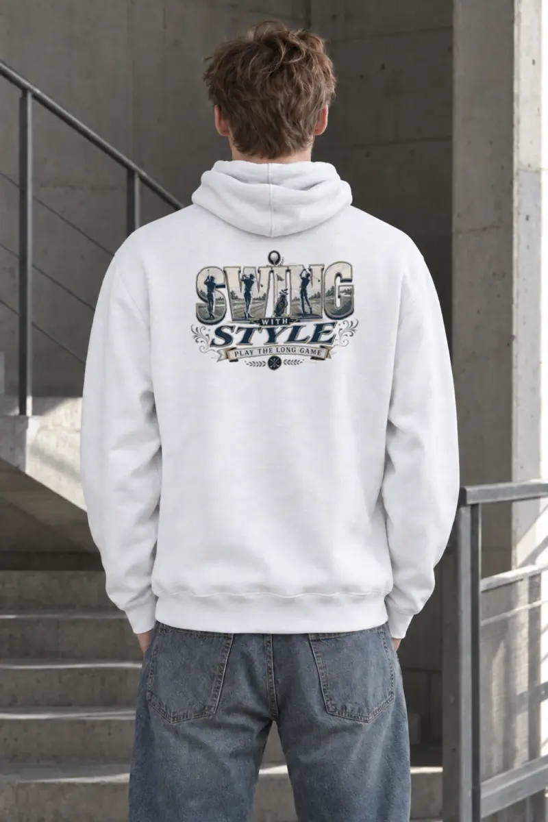 "Swing With Style" Heavy Blend Unisex Pullover Hoodie
