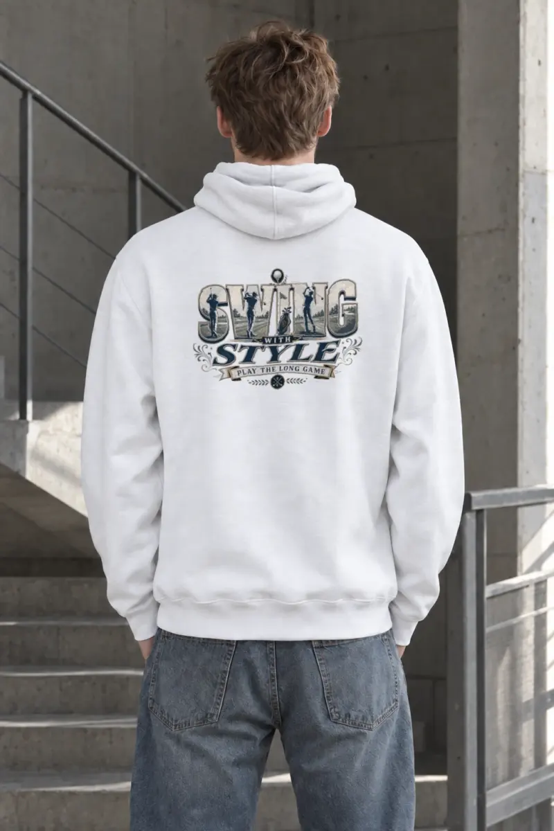 "Swing With Style" Heavy Blend Unisex Pullover Hoodie