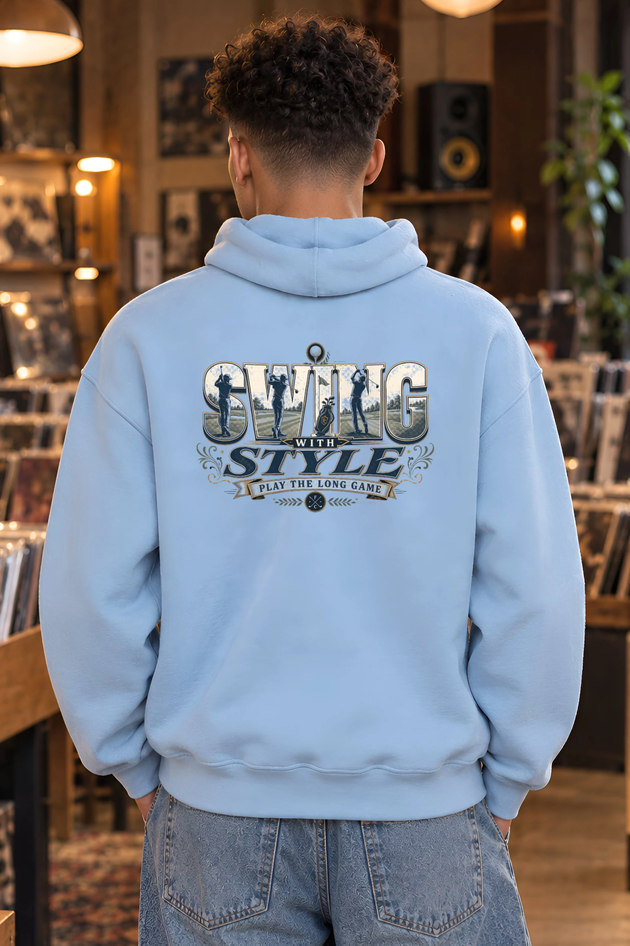 "Swing With Style" 1 Pullover Hoodie