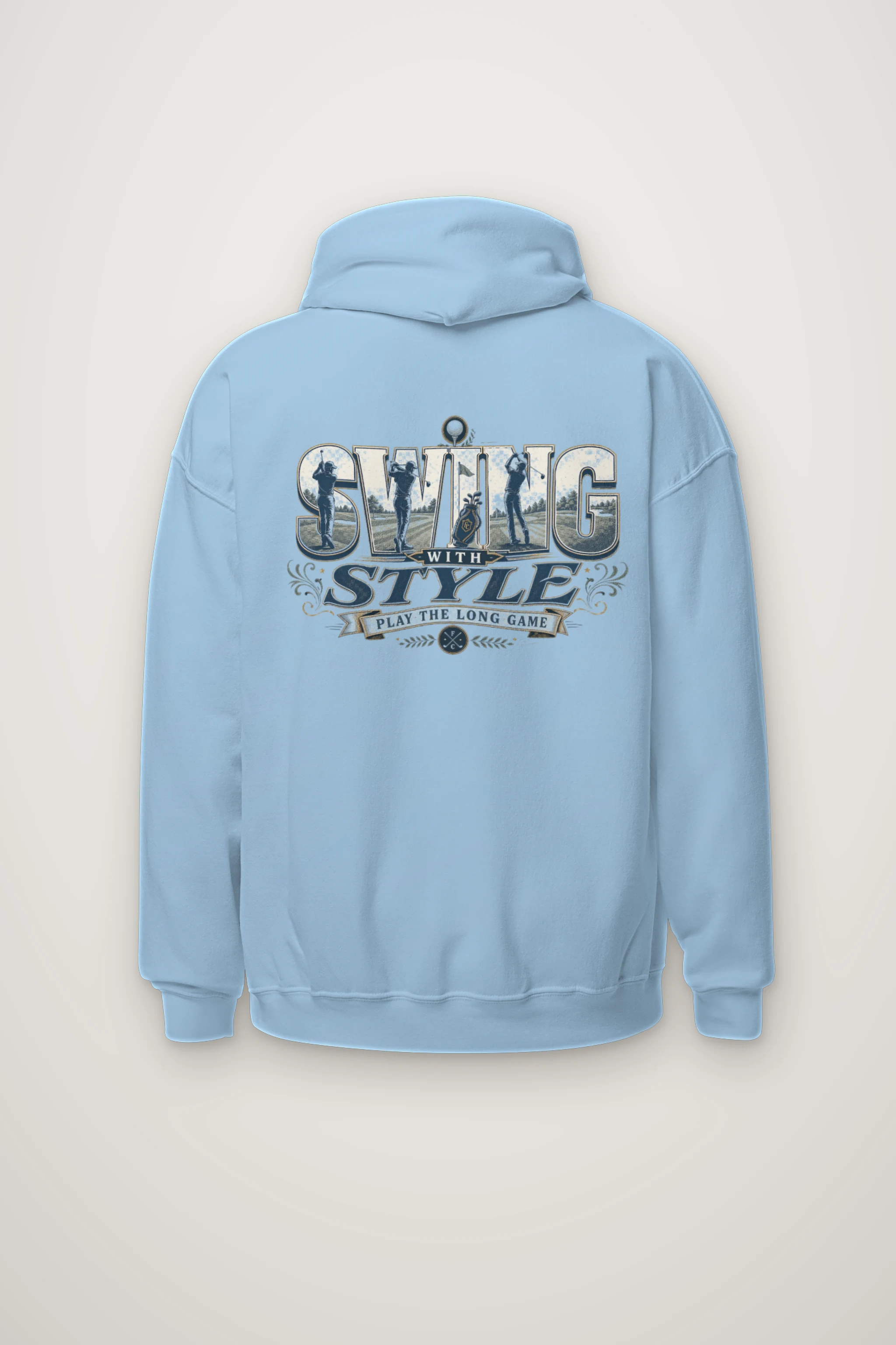 "Swing With Style" Heavy Blend Unisex Pullover Hoodie