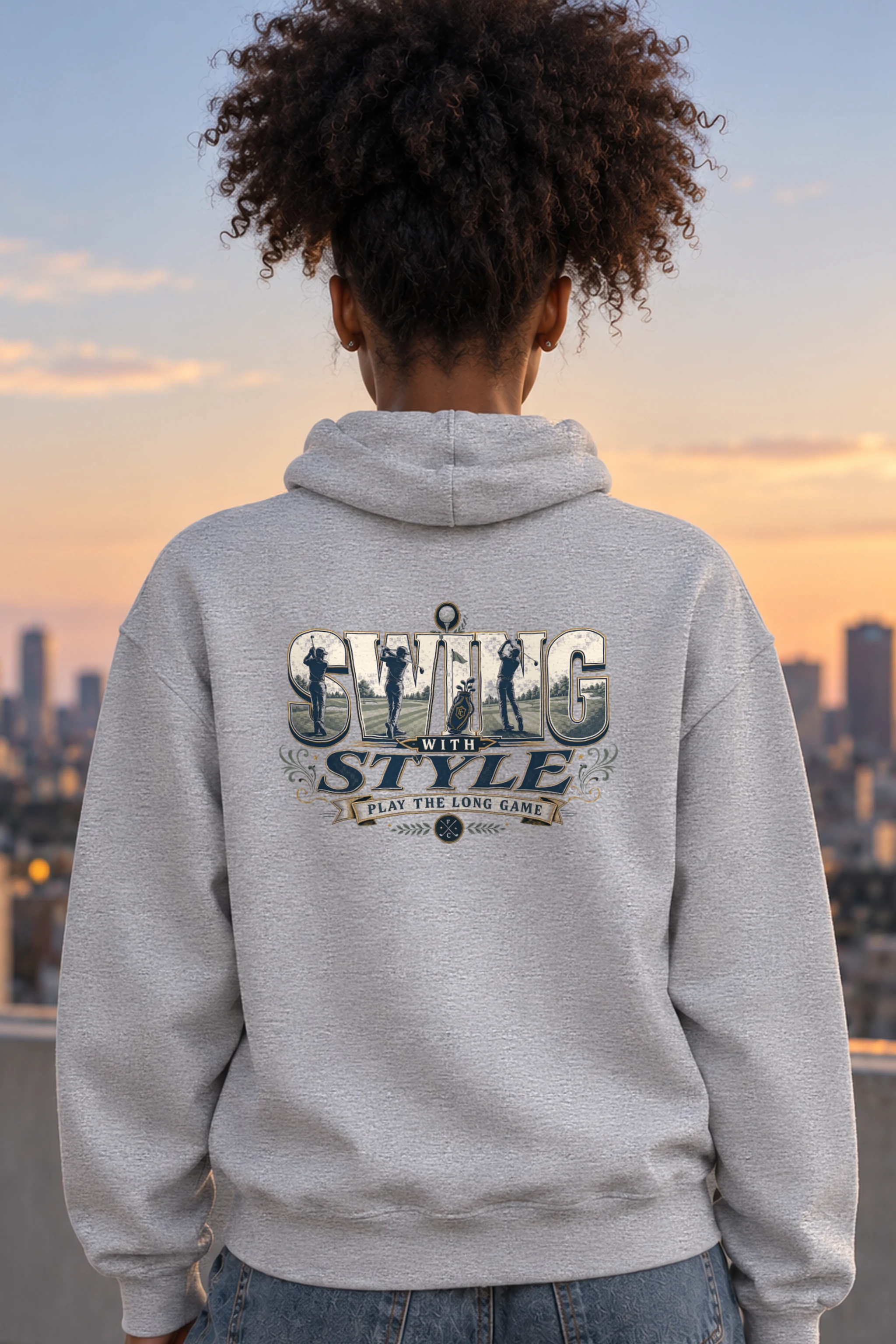"Swing With Style" 1 Pullover Hoodie