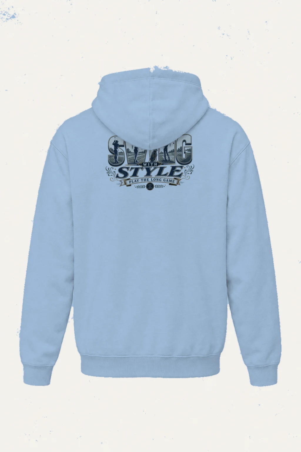 "Swing With Style" Heavy Blend Unisex Pullover Hoodie | Gildan 18500