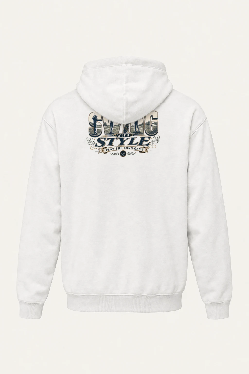"Swing With Style" Heavy Blend Unisex Pullover Hoodie | Gildan 18500