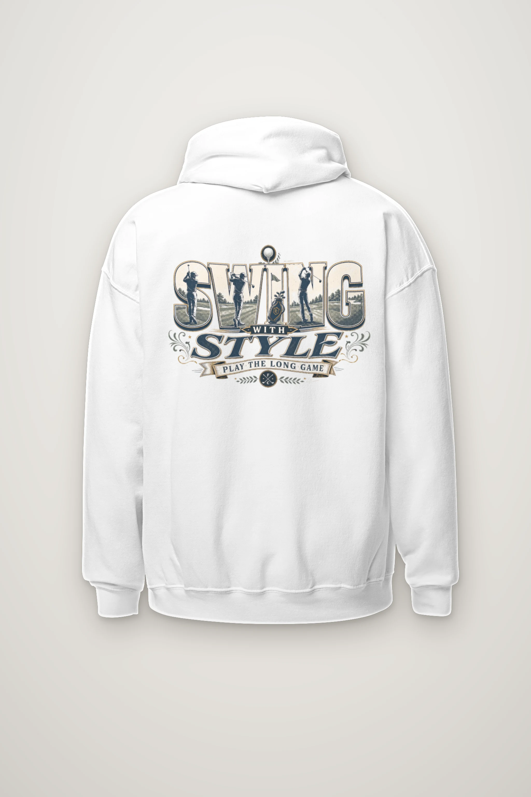 "Swing With Style" Heavy Blend Unisex Pullover Hoodie
