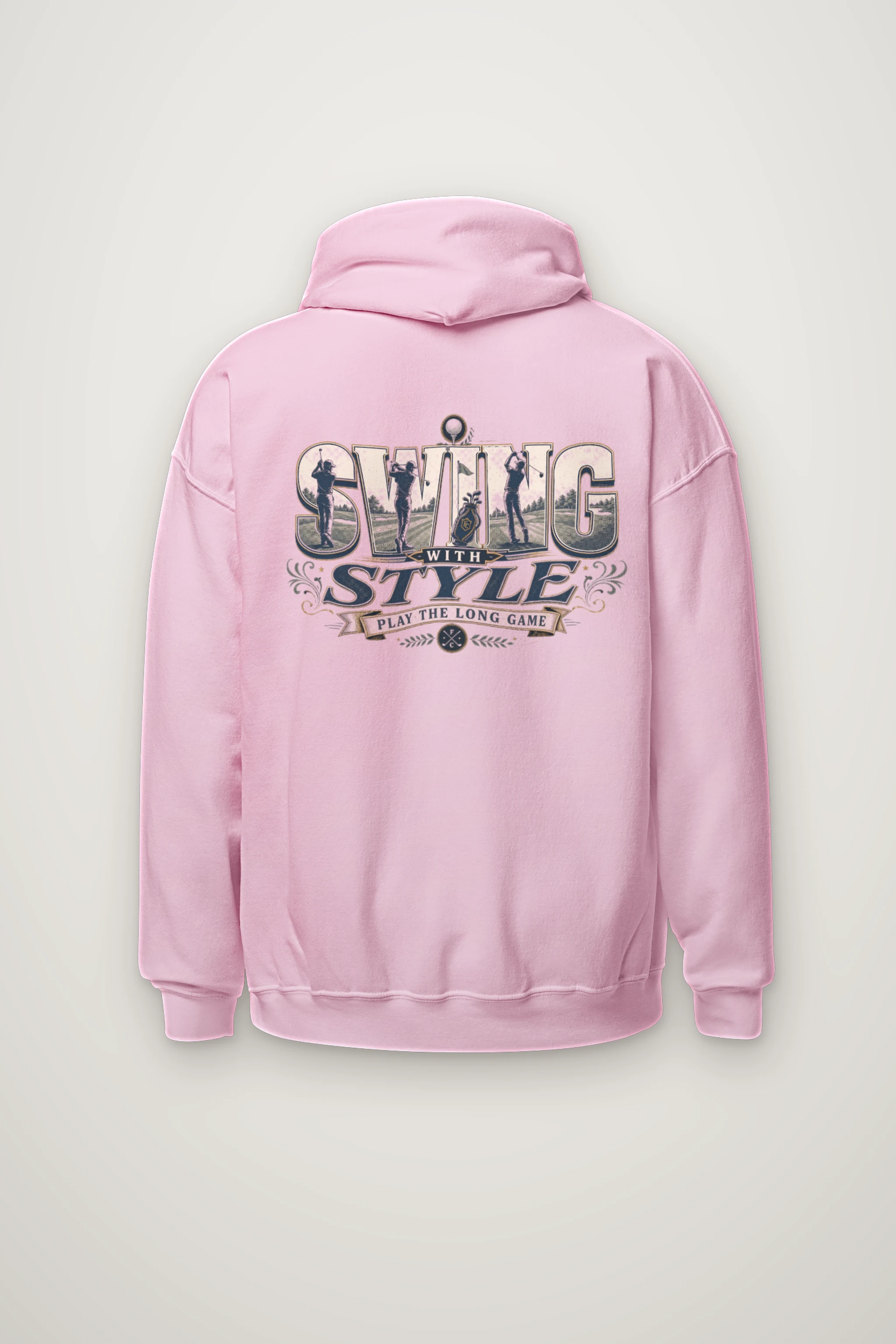 "Swing With Style" Heavy Blend Unisex Pullover Hoodie