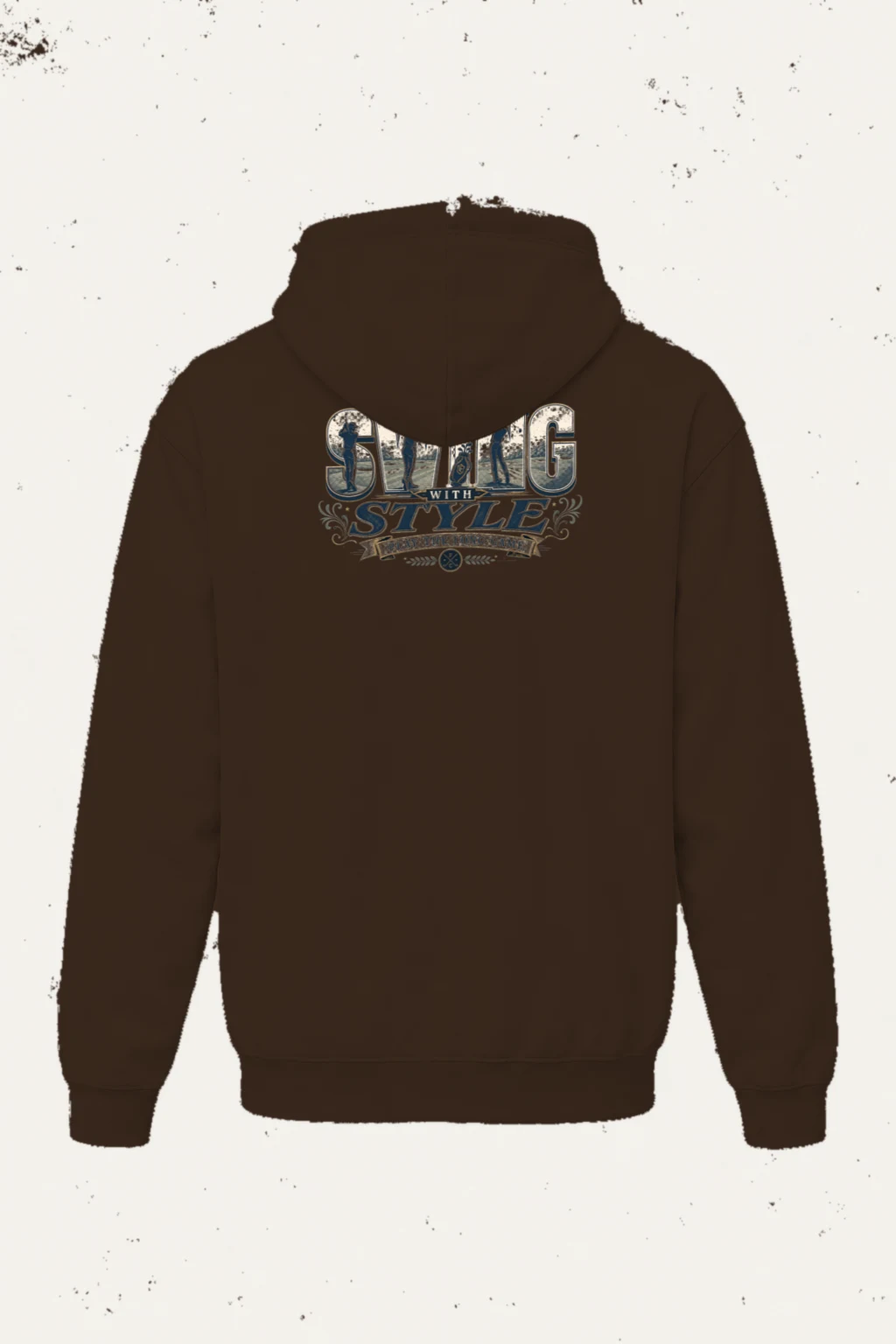 "Swing With Style" Heavy Blend Unisex Pullover Hoodie | Gildan 18500