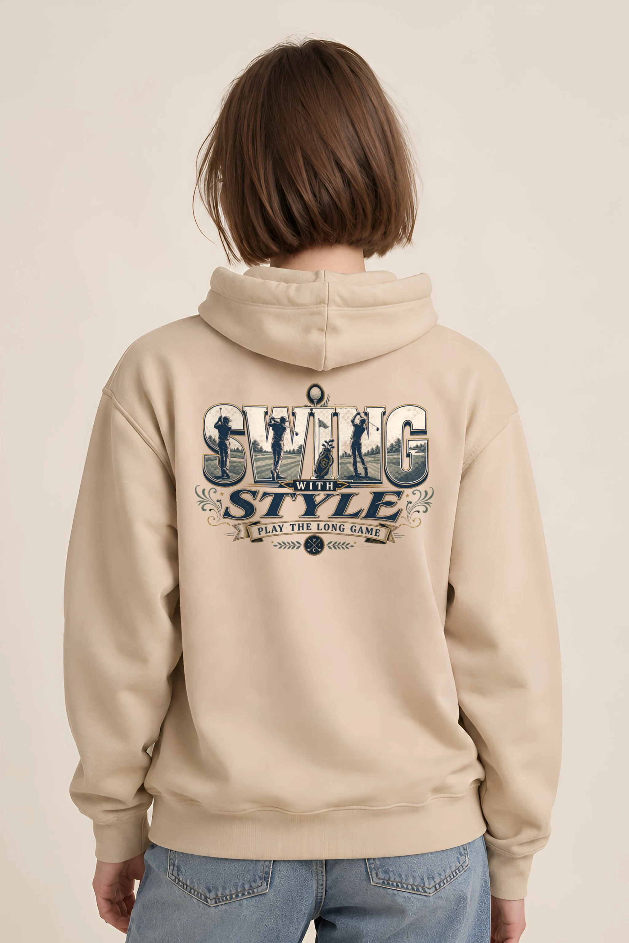 "Swing With Style" 1 Pullover Hoodie