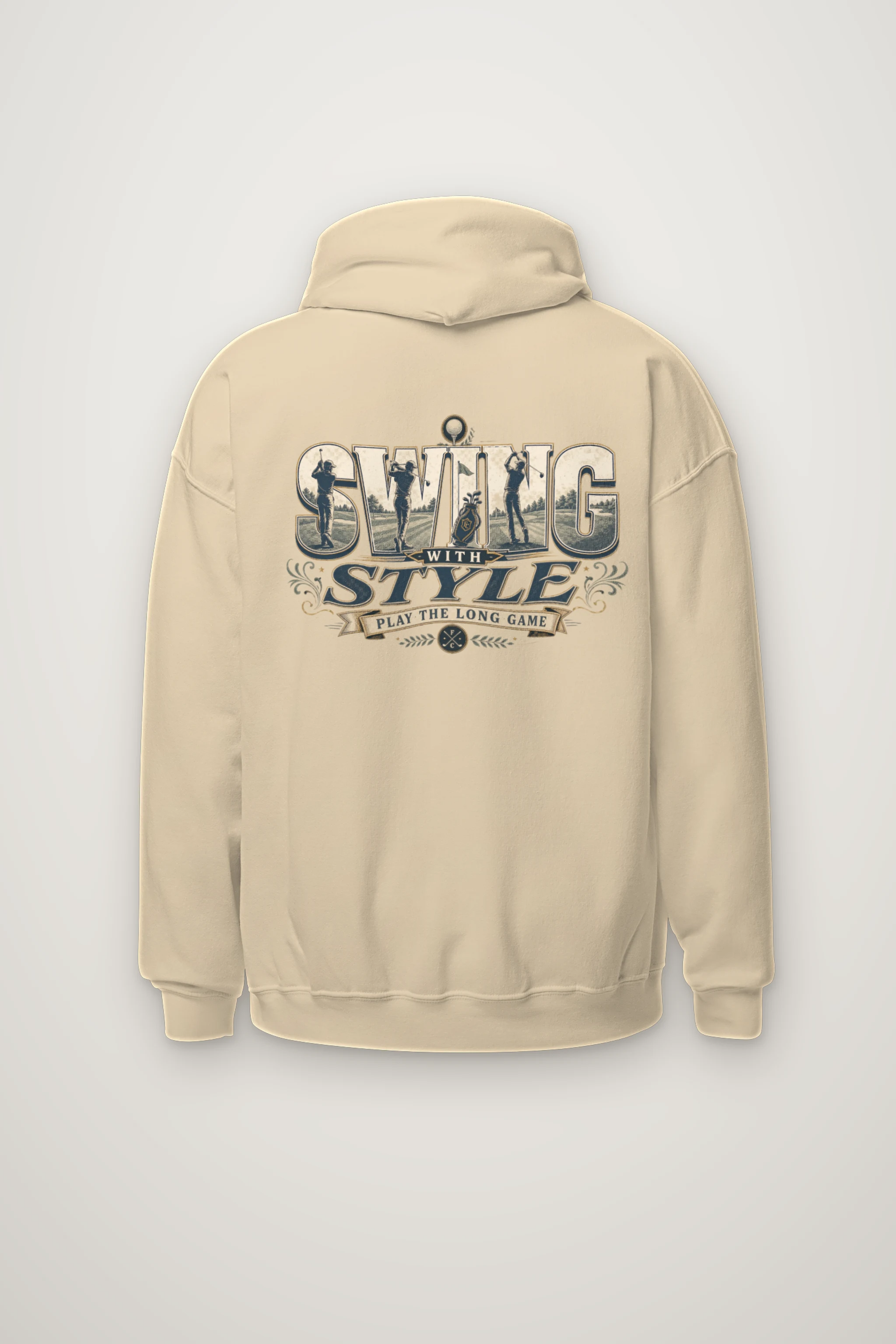 "Swing With Style" Heavy Blend Unisex Pullover Hoodie
