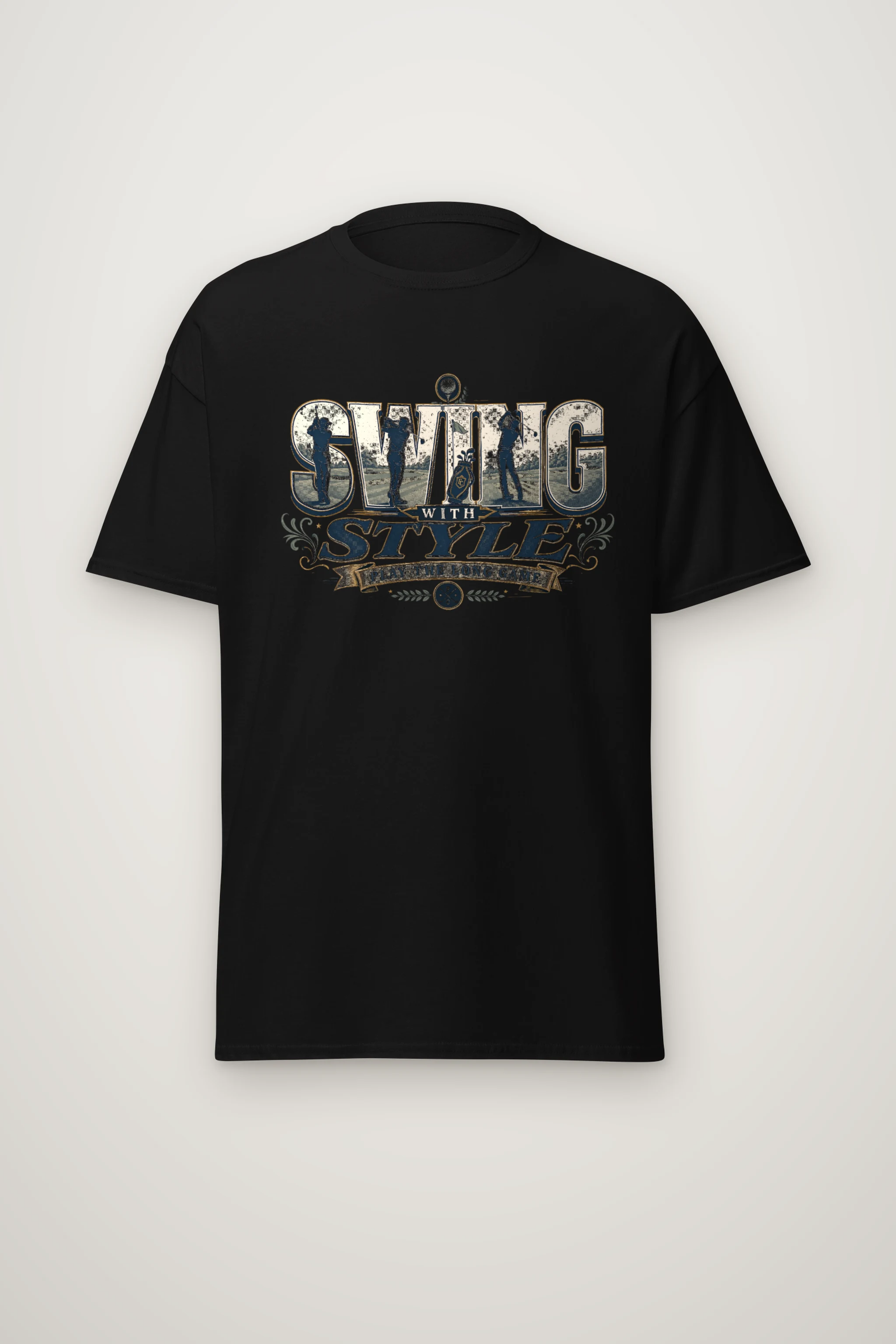 "Swing With Style" Heavyweight Unisex Crewneck T-shirt
