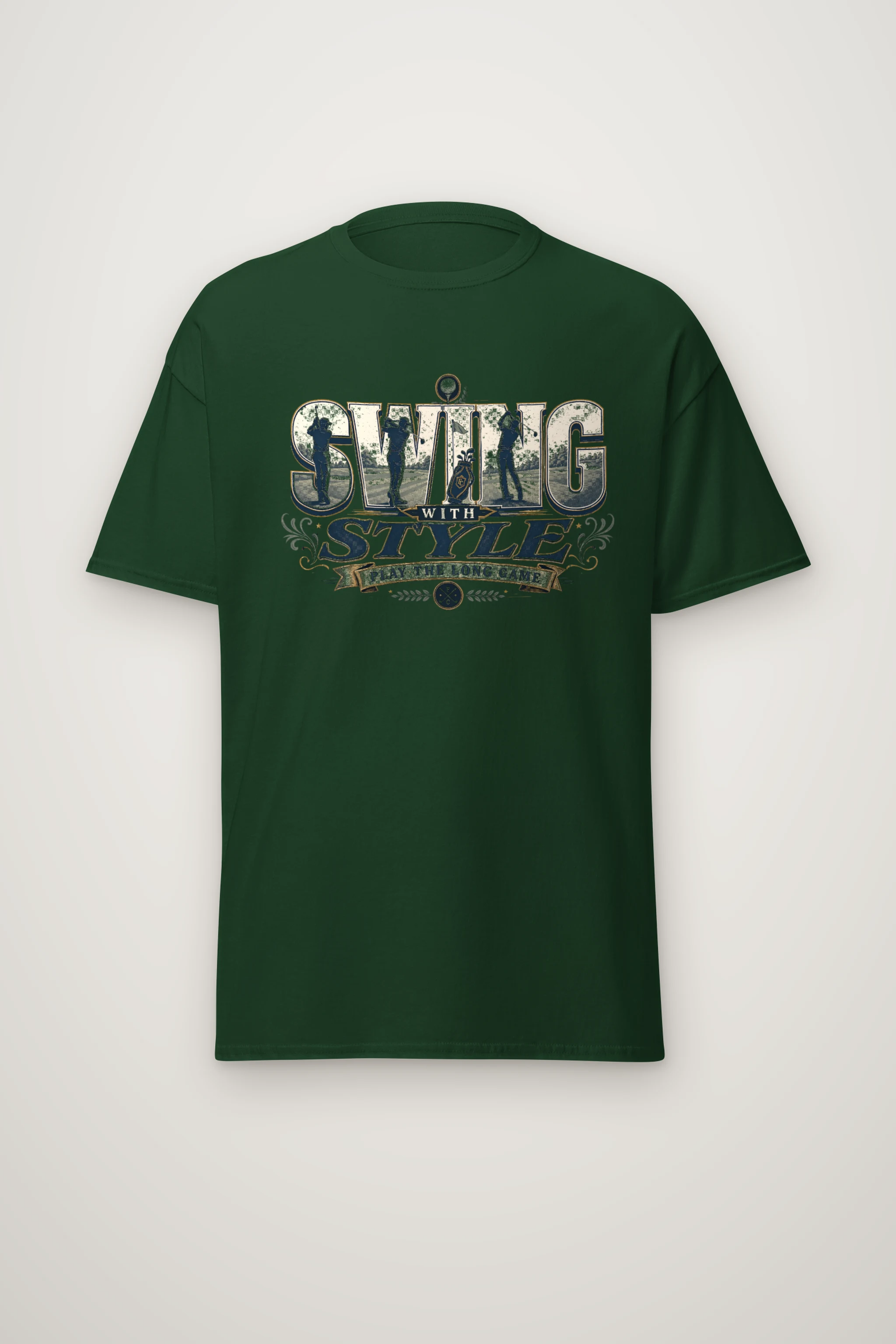 "Swing With Style" Heavyweight Unisex Crewneck T-shirt