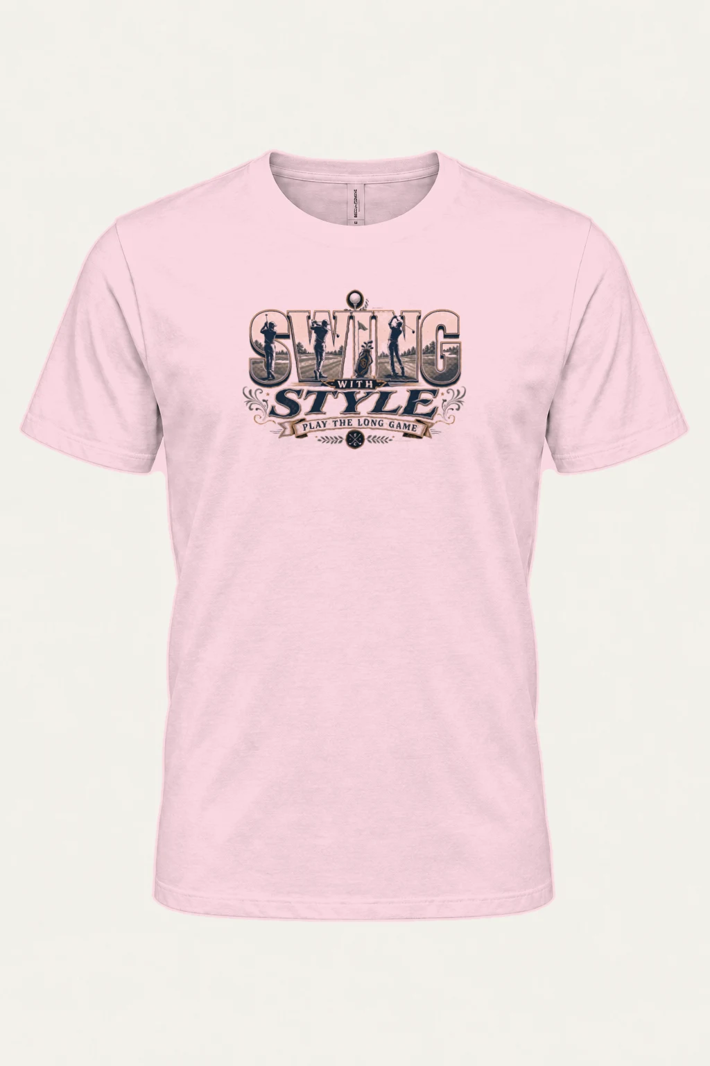 "Swing With Style" Heavyweight Unisex Crewneck T-shirt | Gildan 5000