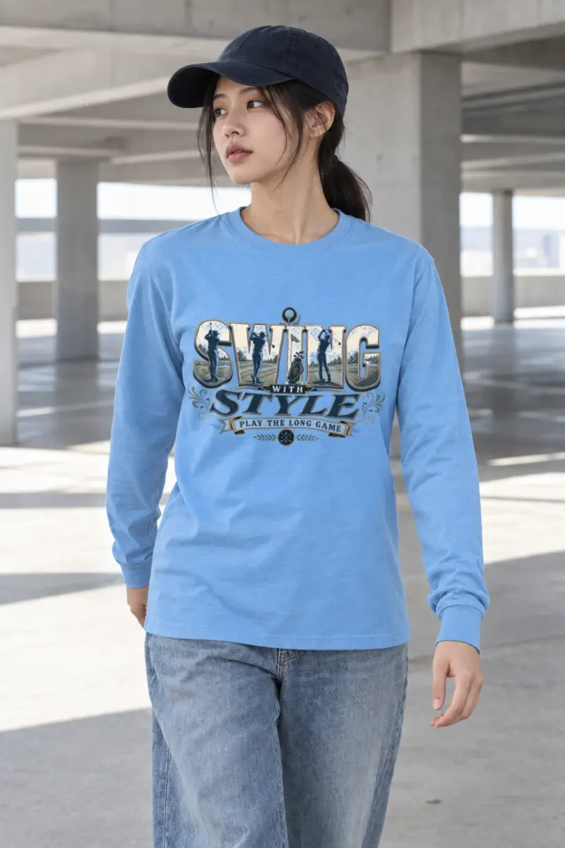 "Swing With Style" Unisex Longsleeve T-shirt