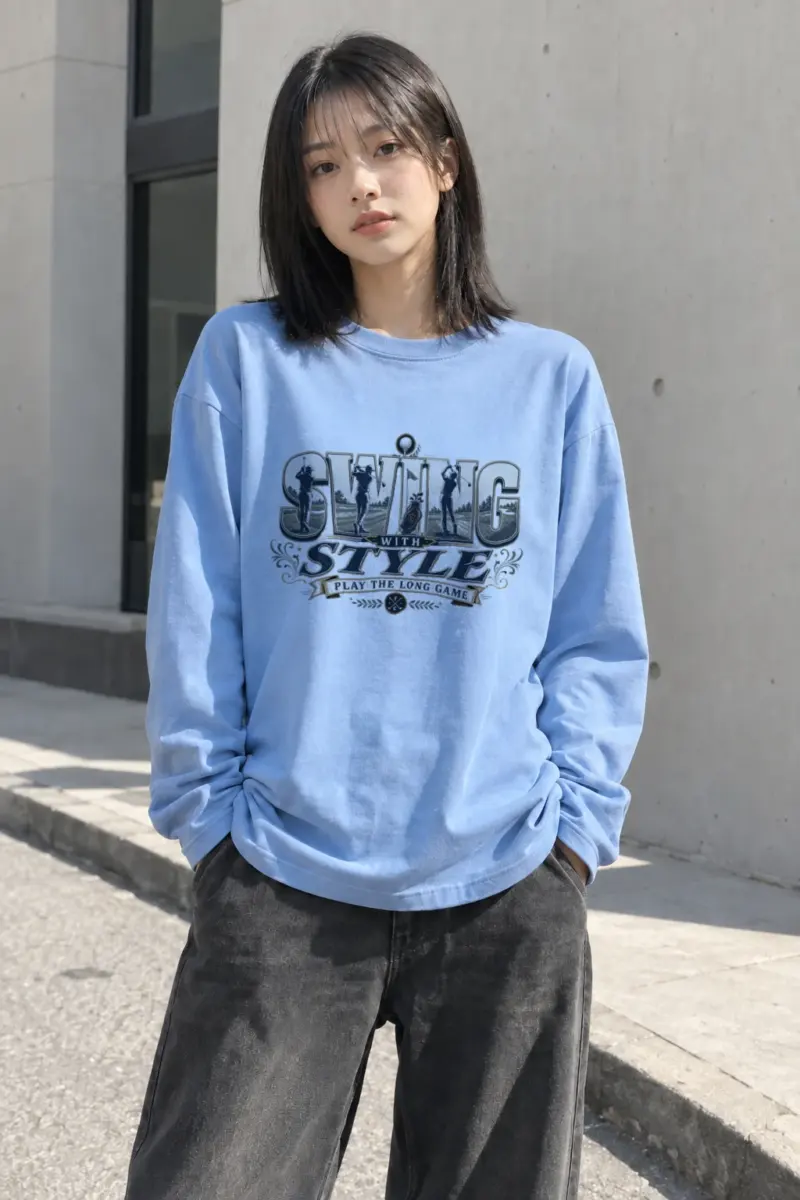 "Swing With Style" Unisex Longsleeve T-shirt | Gildan 2400