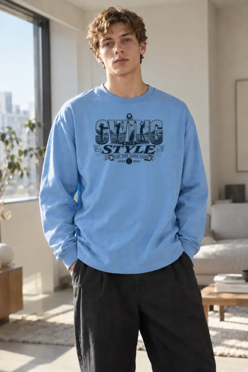 “Swing With Style” Unisex Longsleeve T-shirt | Gildan 2400