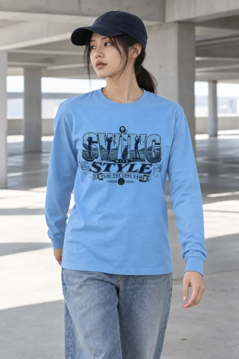 "Swing With Style" Unisex Longsleeve T-shirt