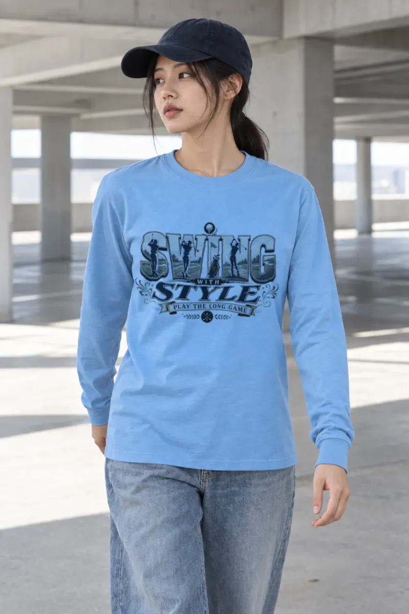 "Swing With Style" Unisex Longsleeve T-shirt