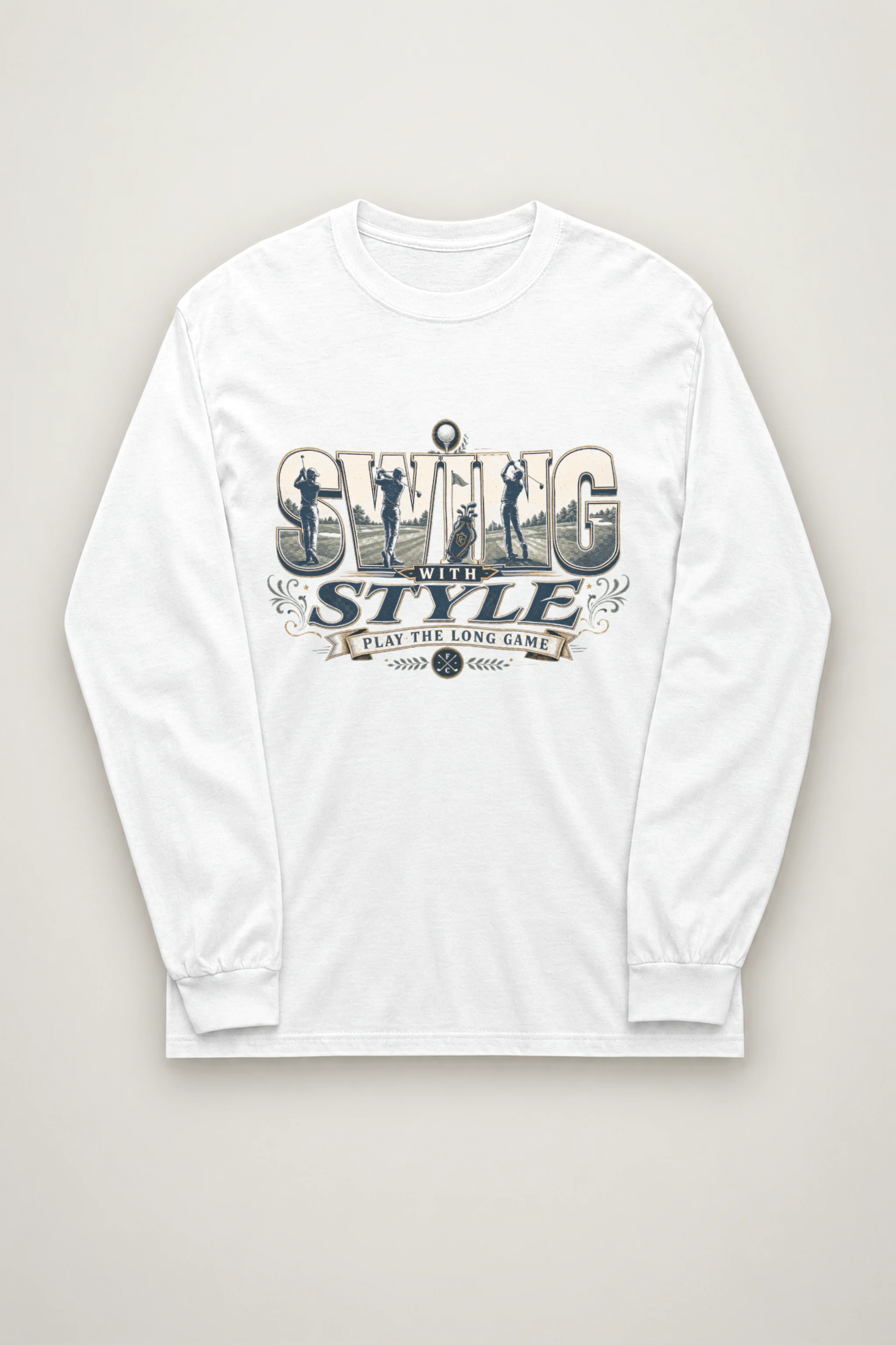 "Swing With Style" Unisex Longsleeve T-shirt