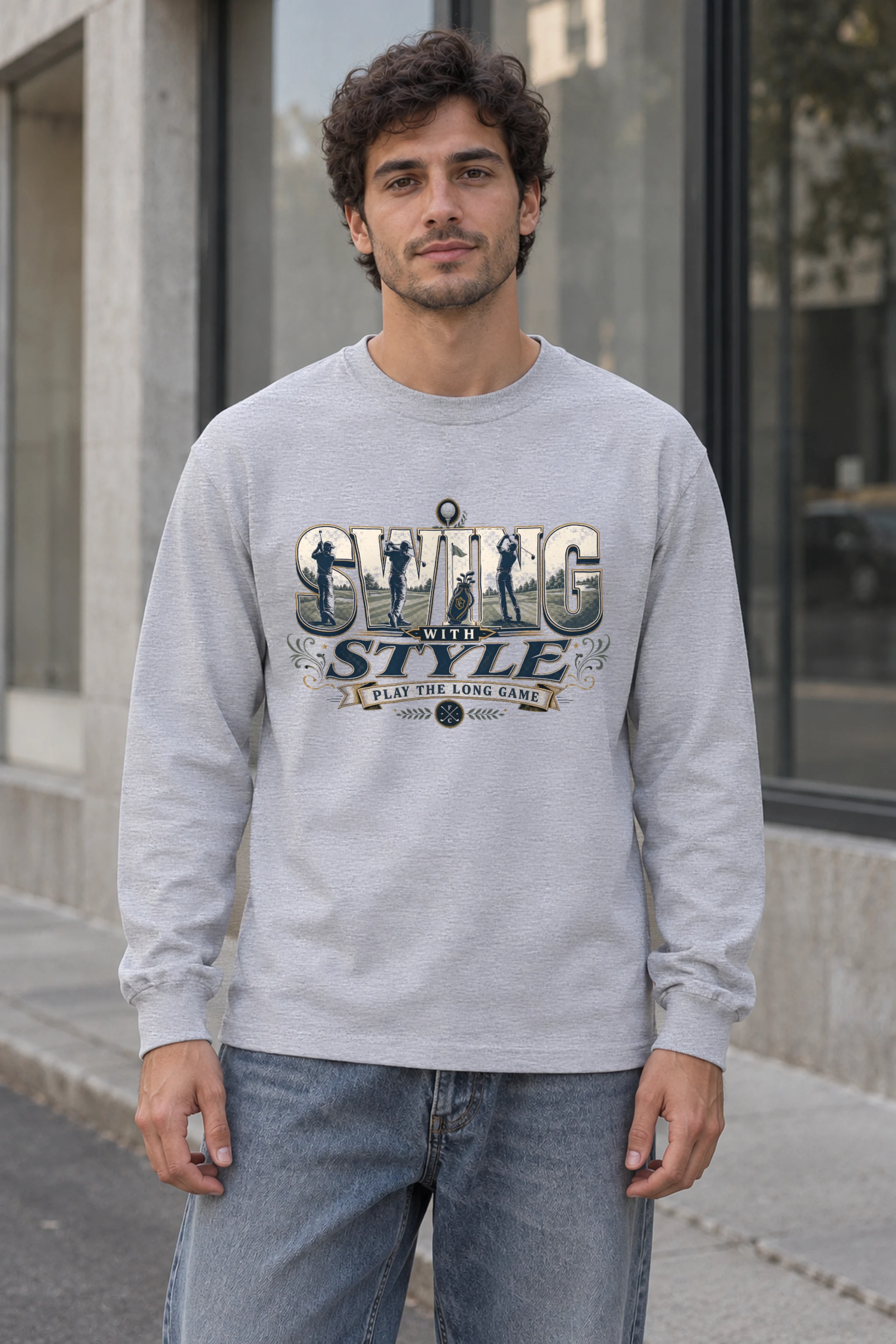 "Swing With Style" Unisex Longsleeve T-shirt