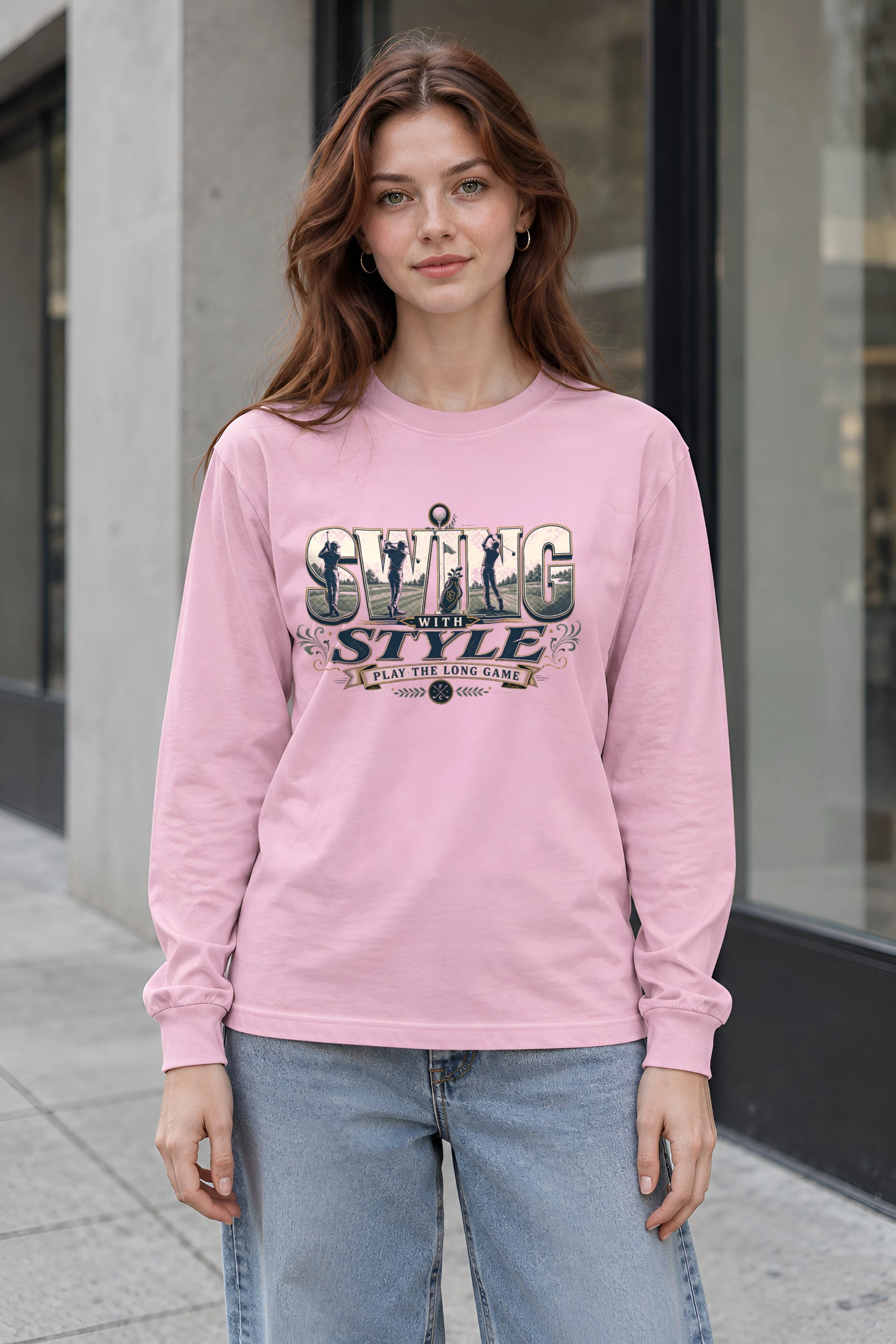 "Swing With Style" Unisex Longsleeve T-shirt