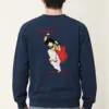 "Swinging Hanbok Woman" Heavy Blend Unisex Crewneck Sweatshirt