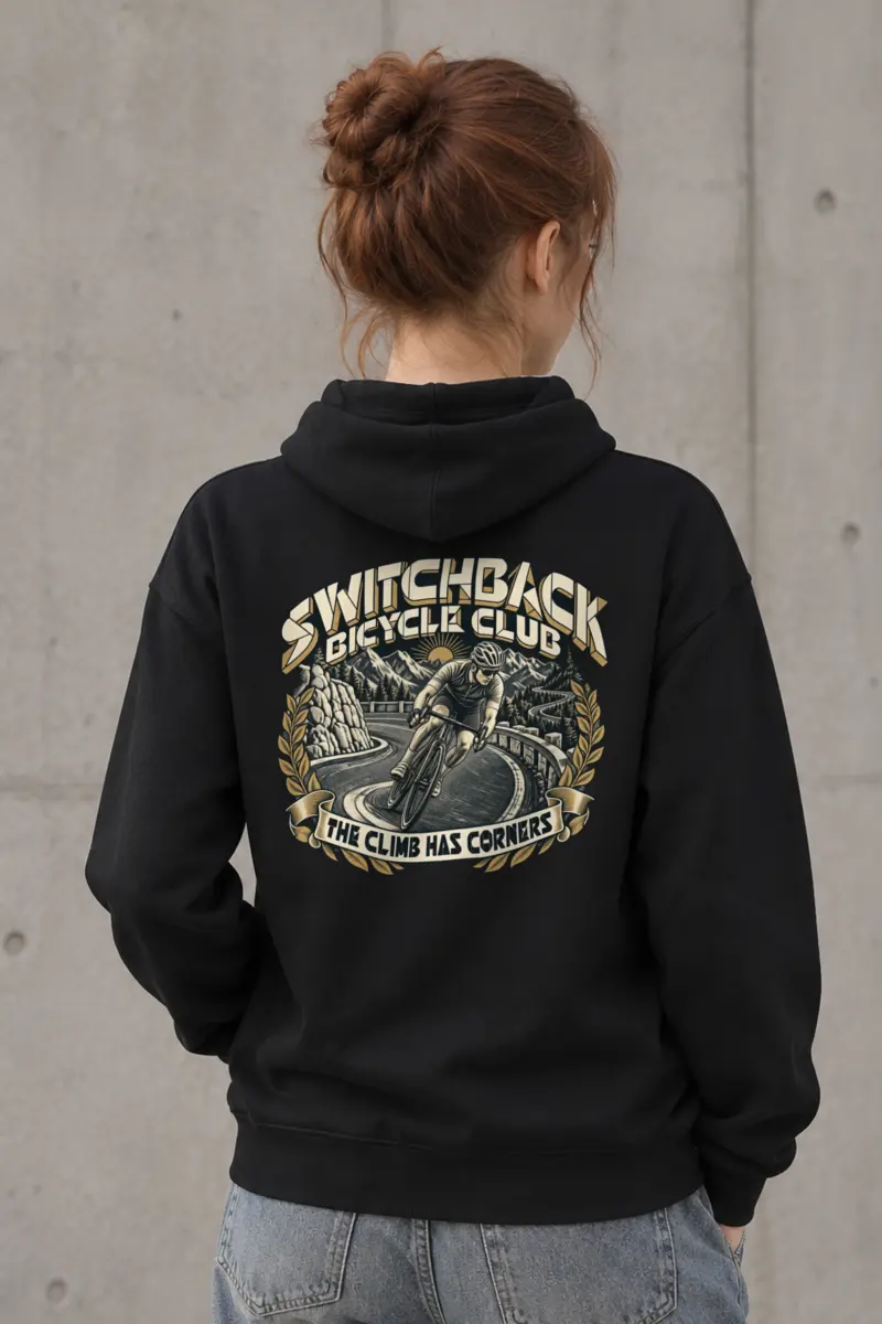 "Switchback Bicycle Club" Heavy Blend Unisex Pullover Hoodie