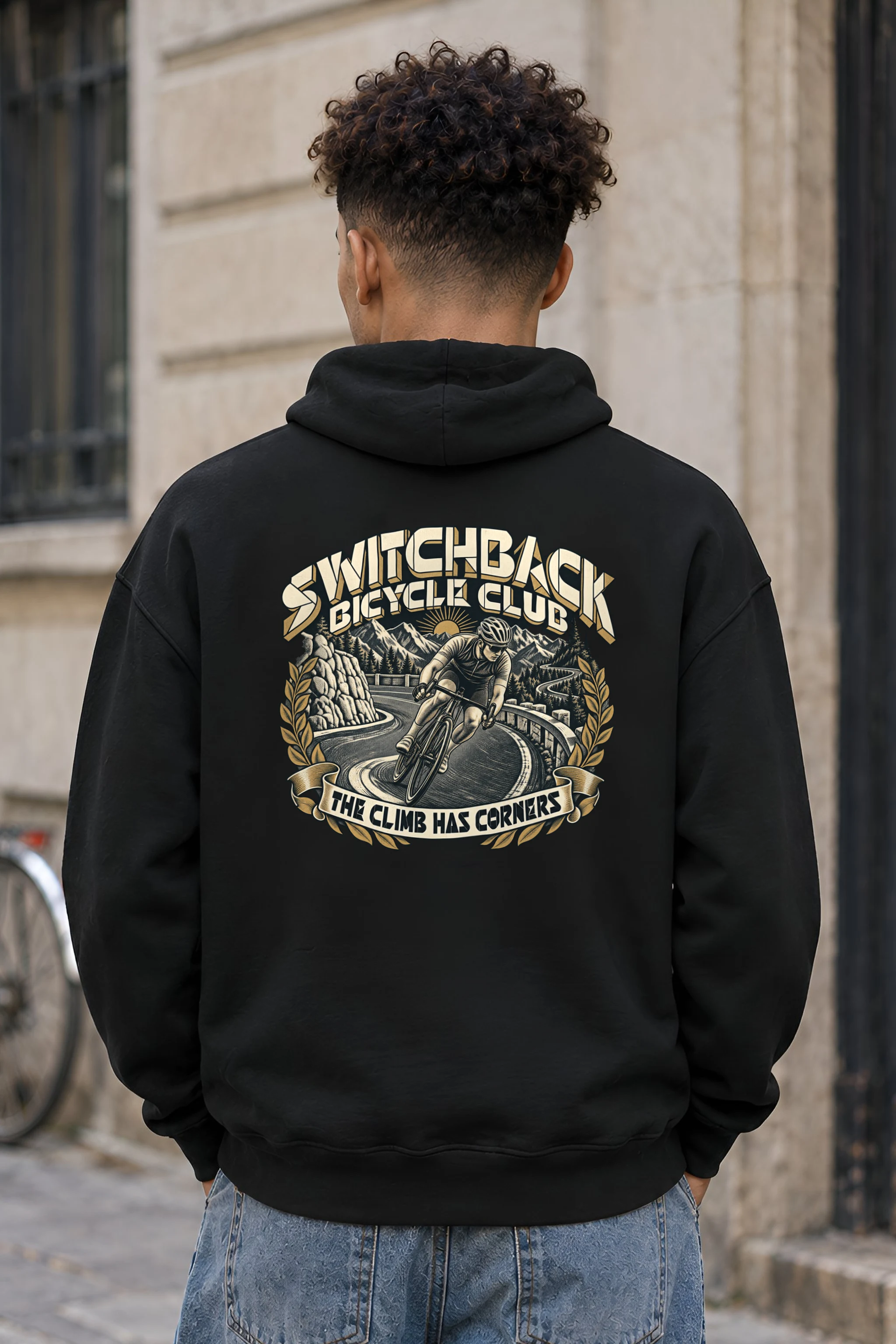 "Switchback Bicycle Club" Heavy Blend Unisex Pullover Hoodie