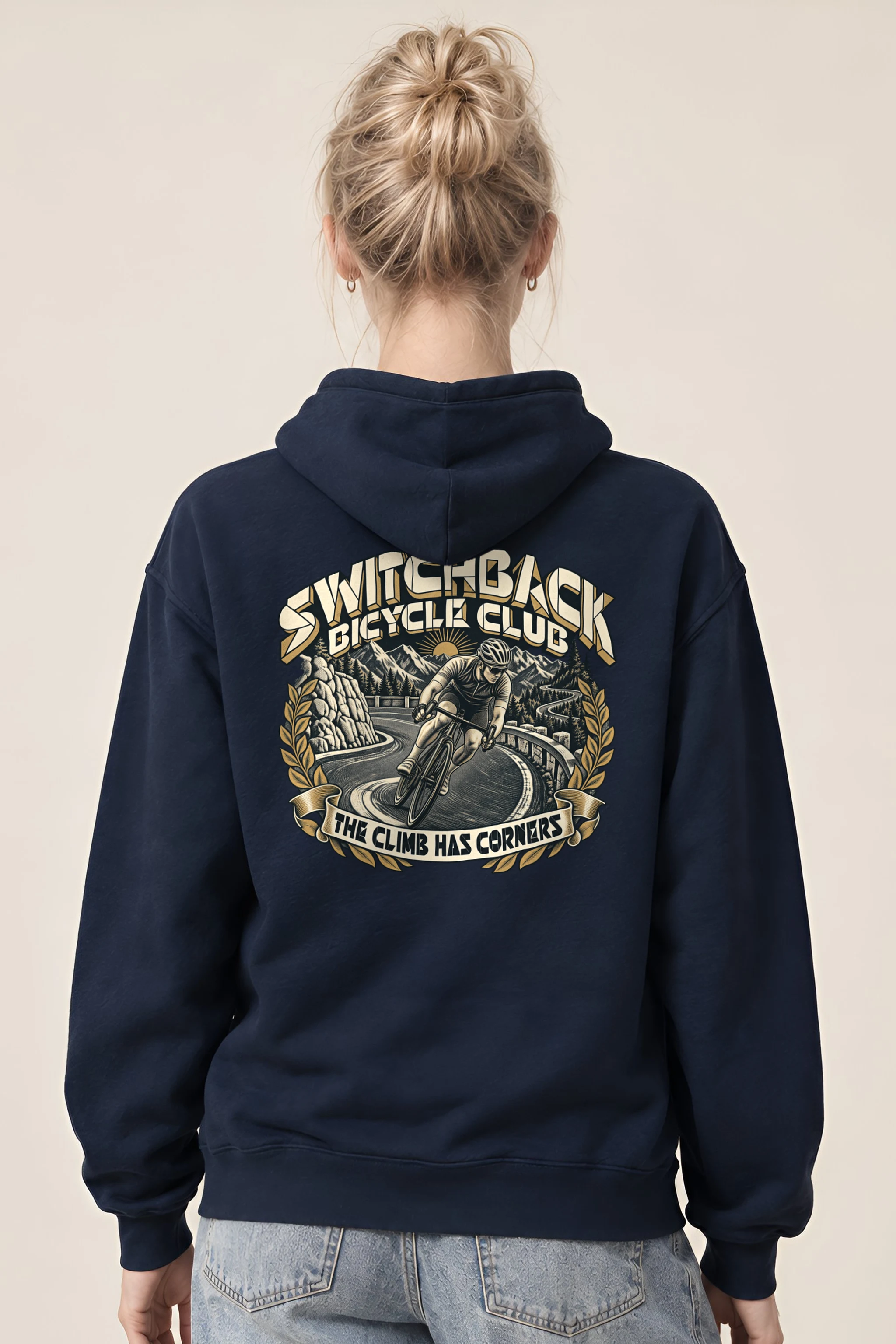 "Switchback Bicycle Club" Heavy Blend Unisex Pullover Hoodie