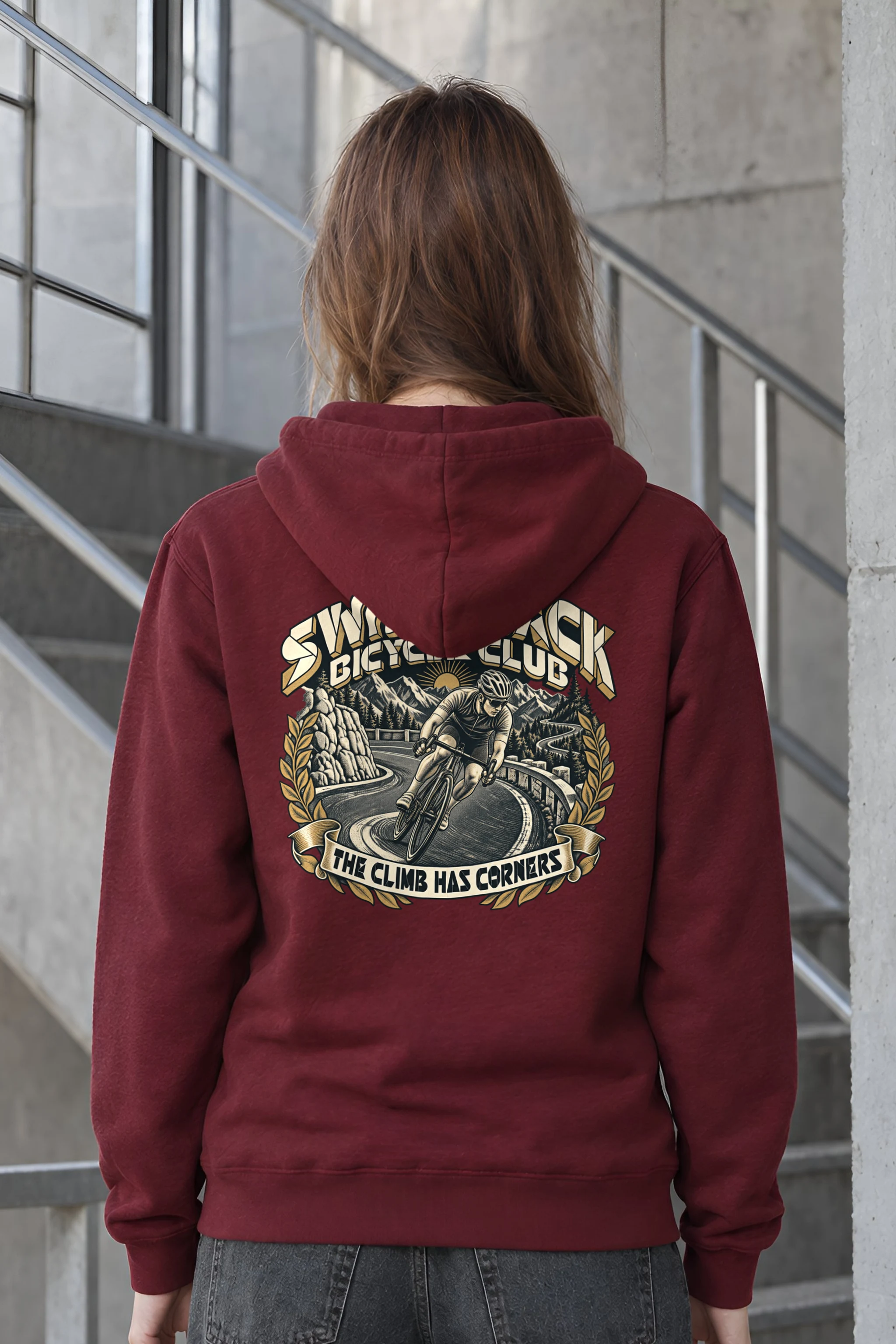 "Switchback Bicycle Club" Heavy Blend Unisex Pullover Hoodie