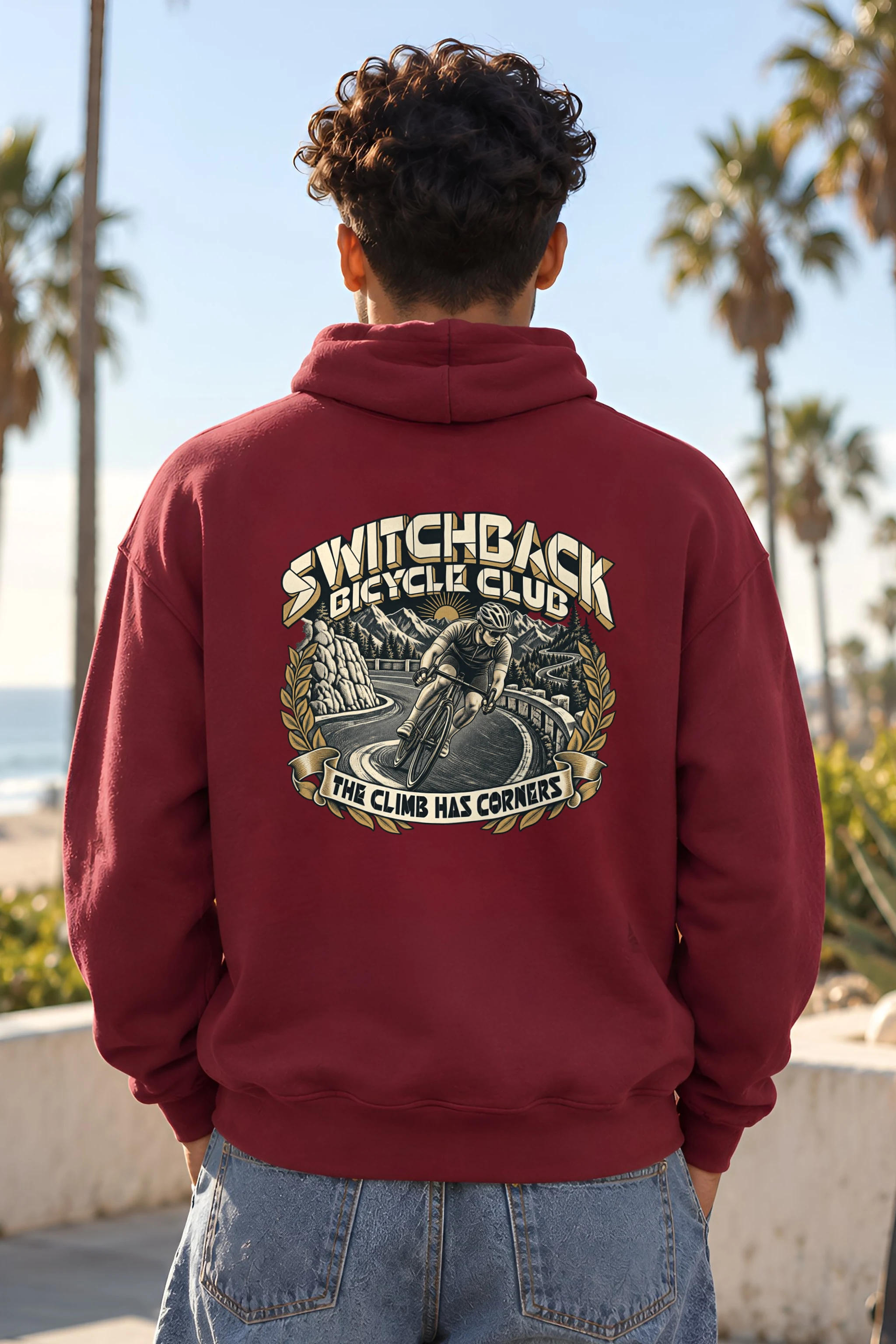 "Switchback Bicycle Club" Heavy Blend Unisex Pullover Hoodie