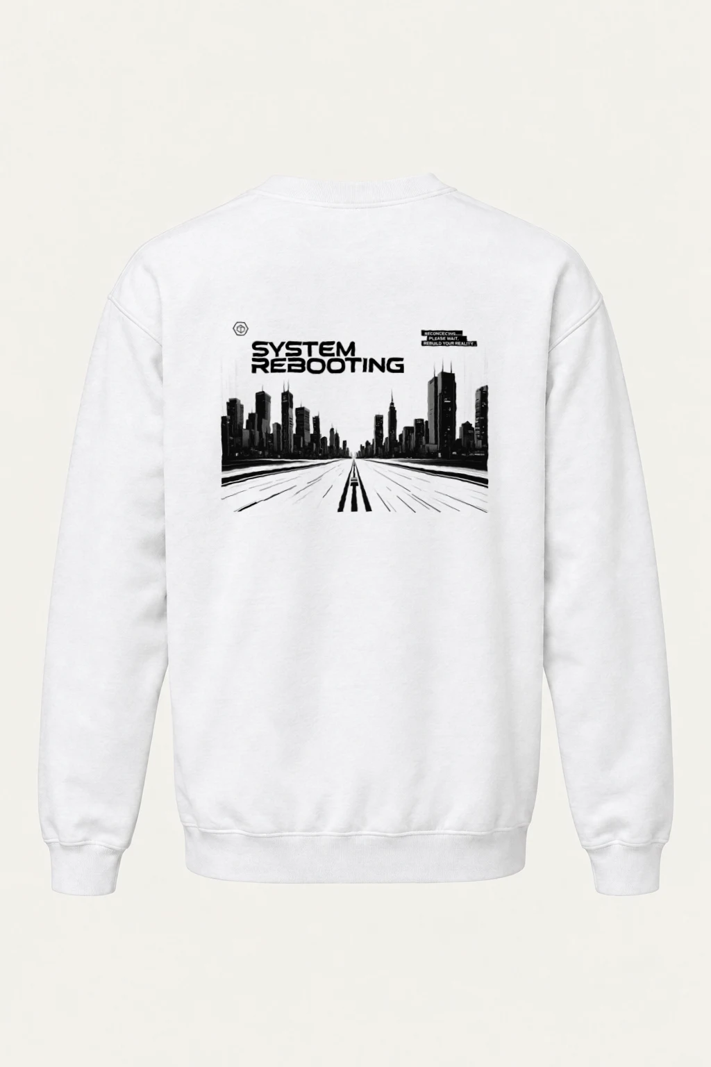 "System Rebooting" Heavy Blend Unisex Crewneck Sweatshirt | Gildan 18000
