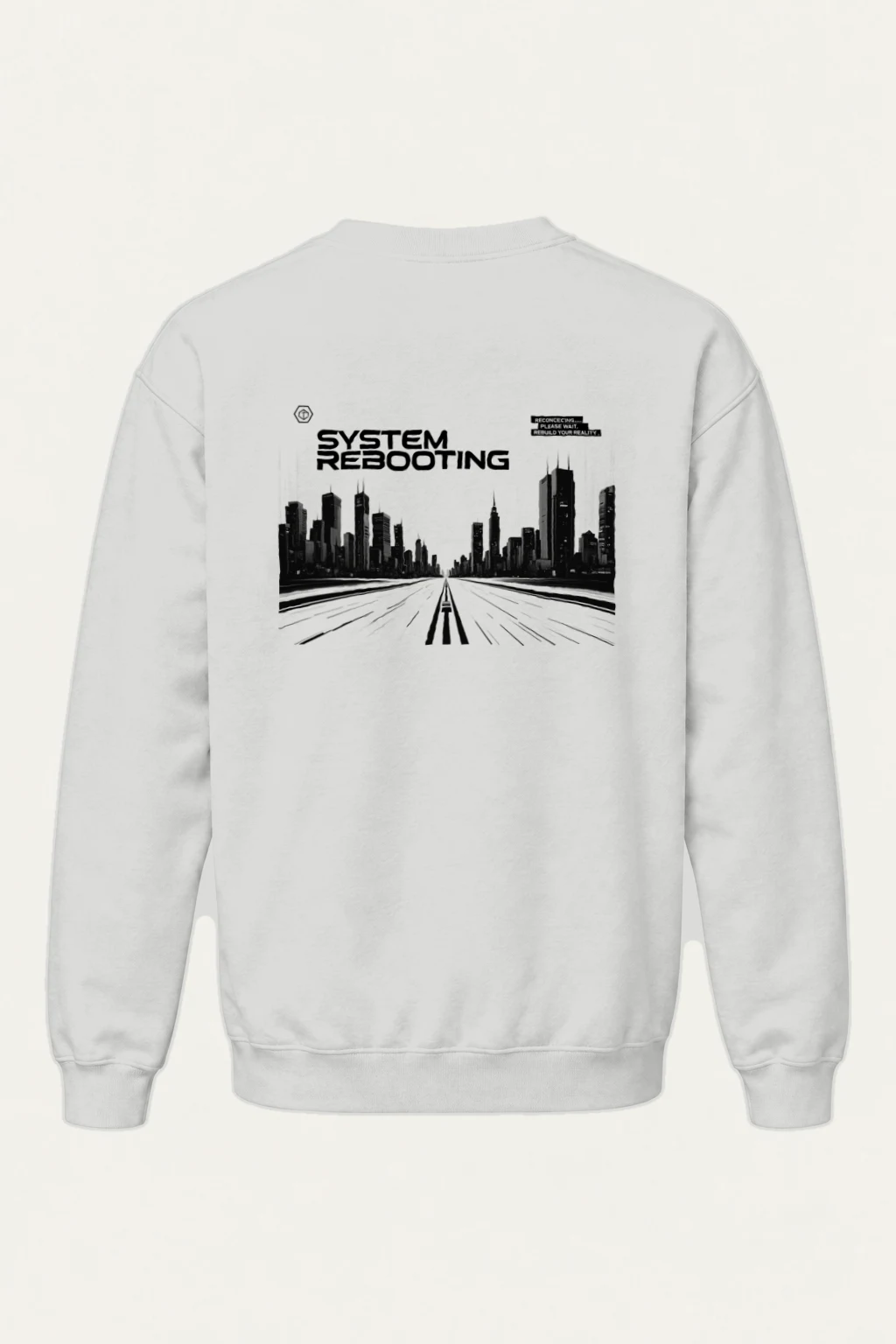 "System Rebooting" Heavy Blend Unisex Crewneck Sweatshirt | Gildan 18000
