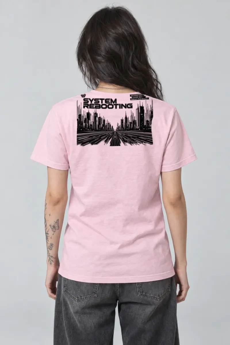 "System Rebooting" Heavyweight Unisex Crewneck T-shirt