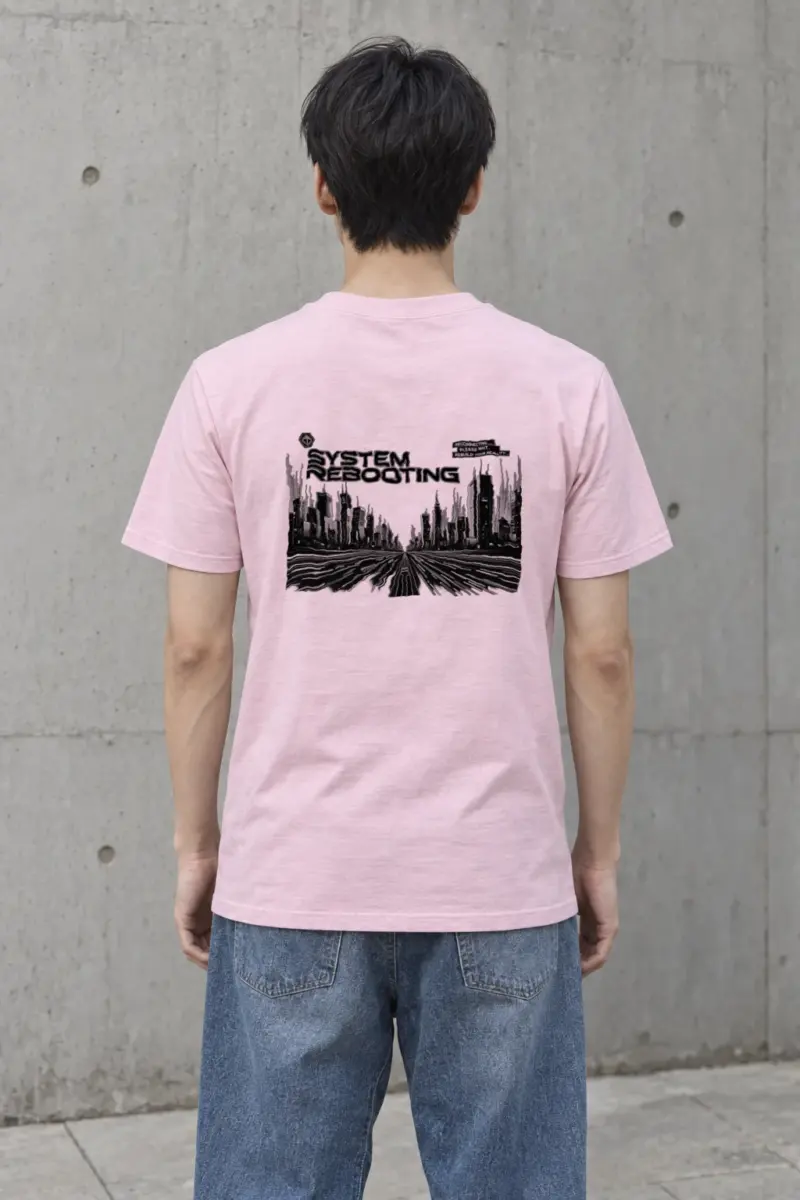 "System Rebooting" Heavyweight Unisex Crewneck T-shirt