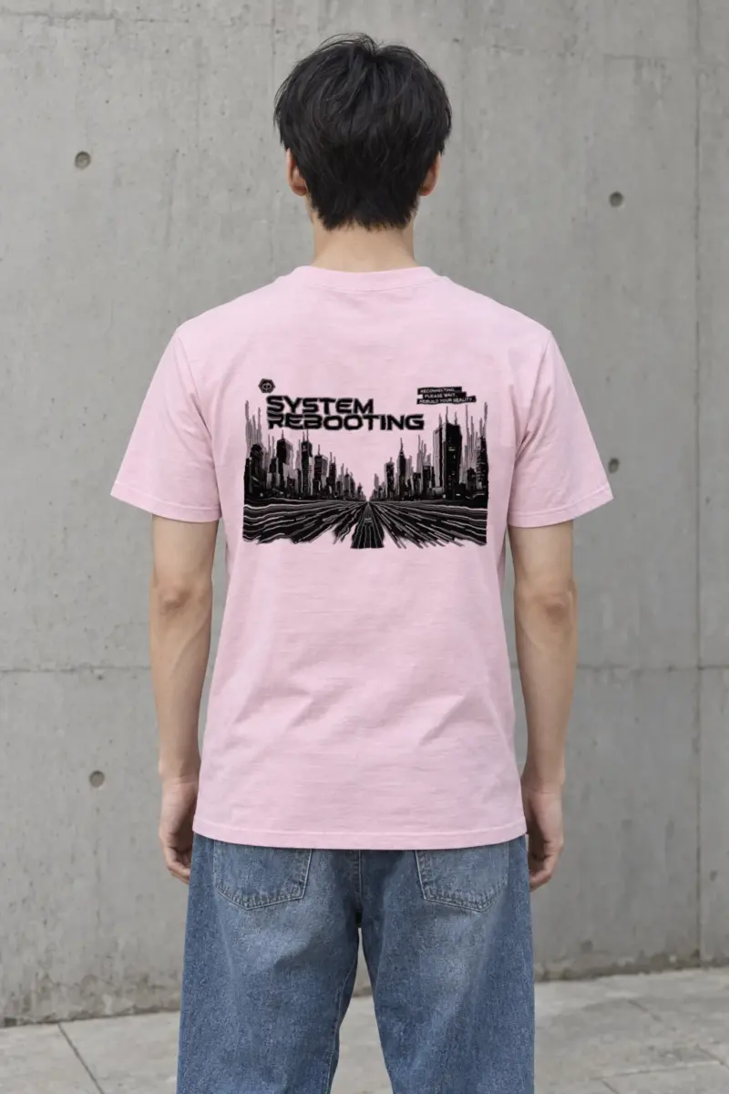 "System Rebooting" Heavyweight Unisex Crewneck T-shirt