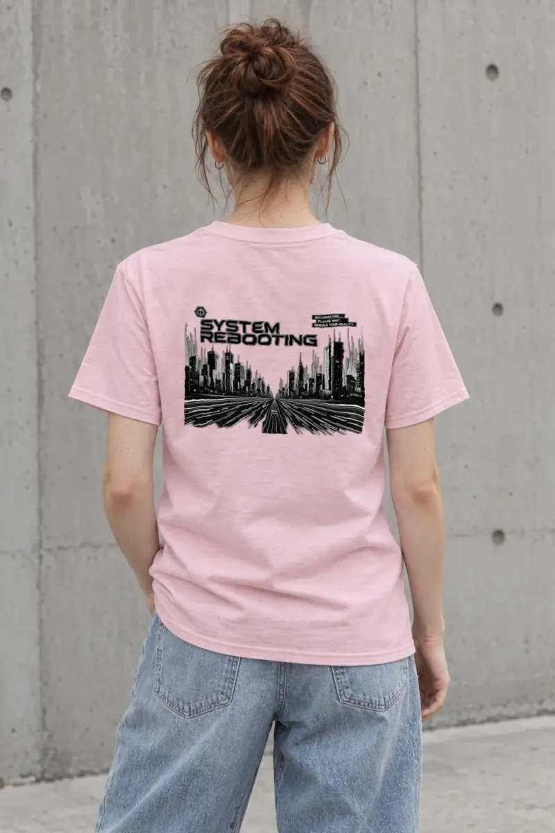 "System Rebooting" Heavyweight Unisex Crewneck T-shirt