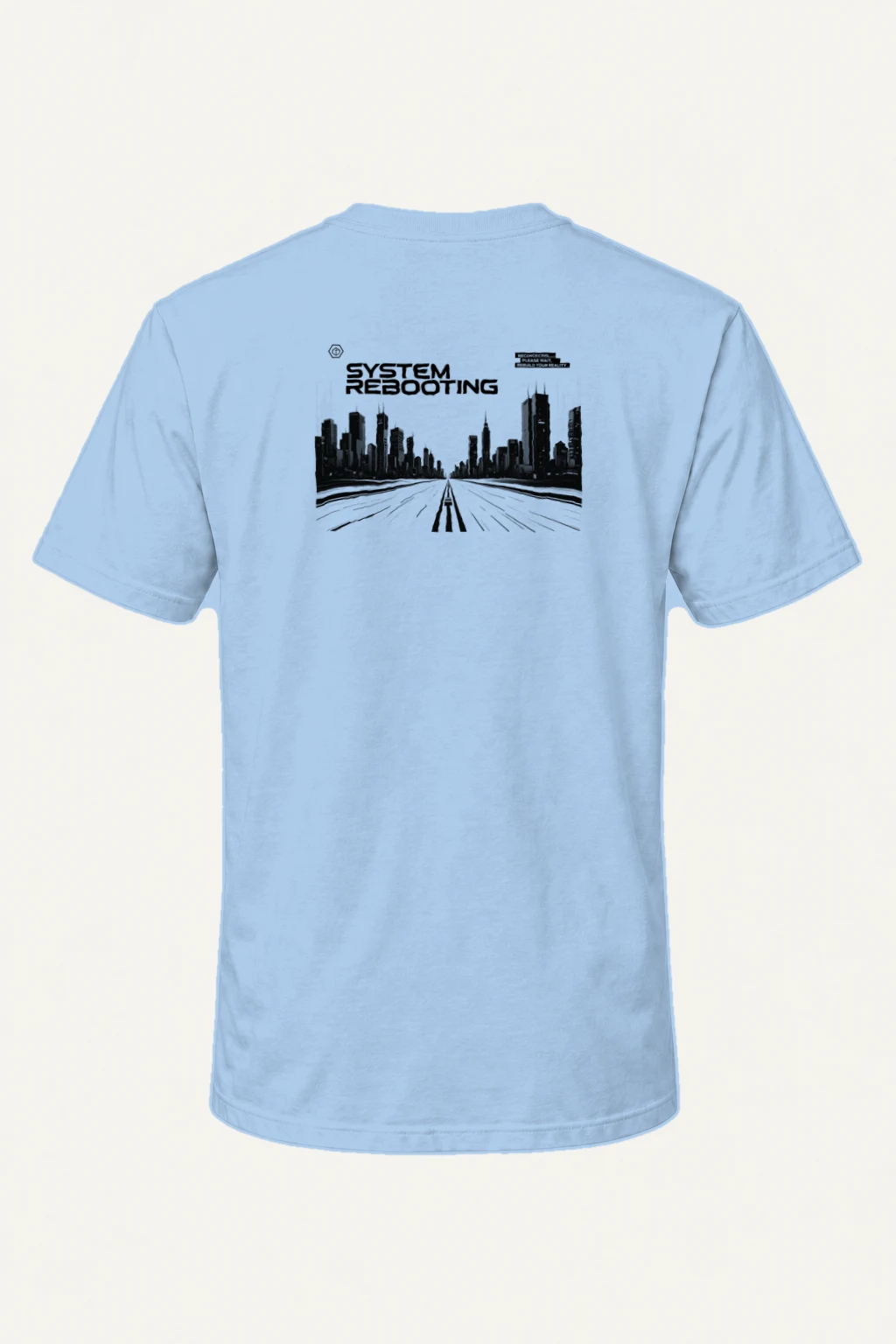 "System Rebooting" Heavyweight Unisex Crewneck T-shirt | Gildan 5000