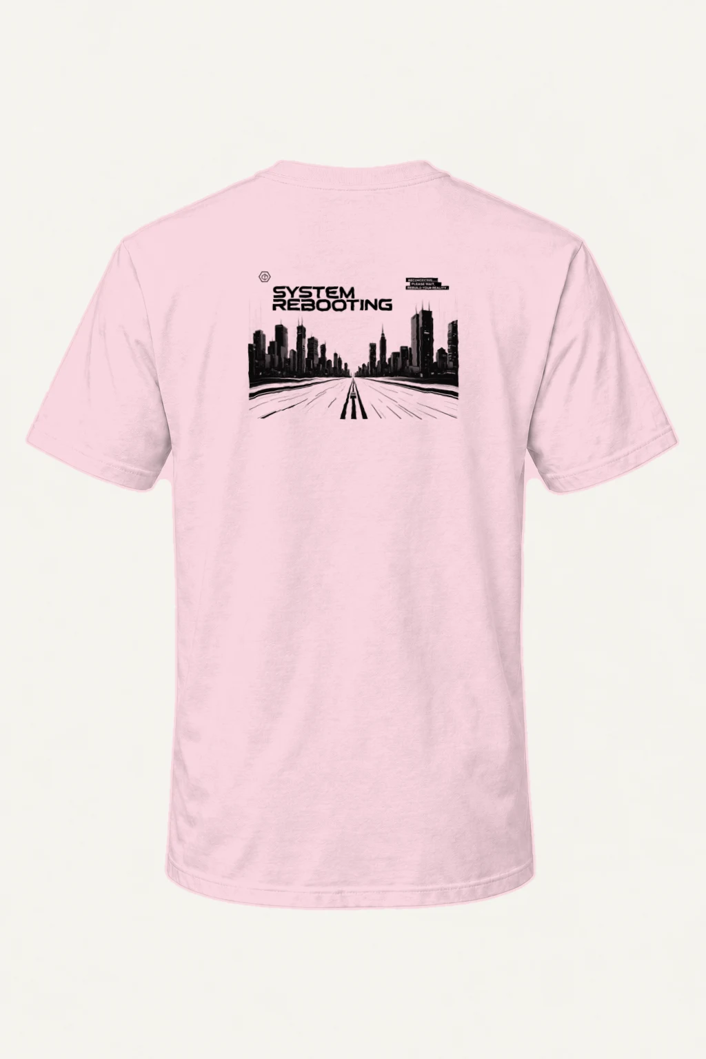 "System Rebooting" Heavyweight Unisex Crewneck T-shirt | Gildan 5000