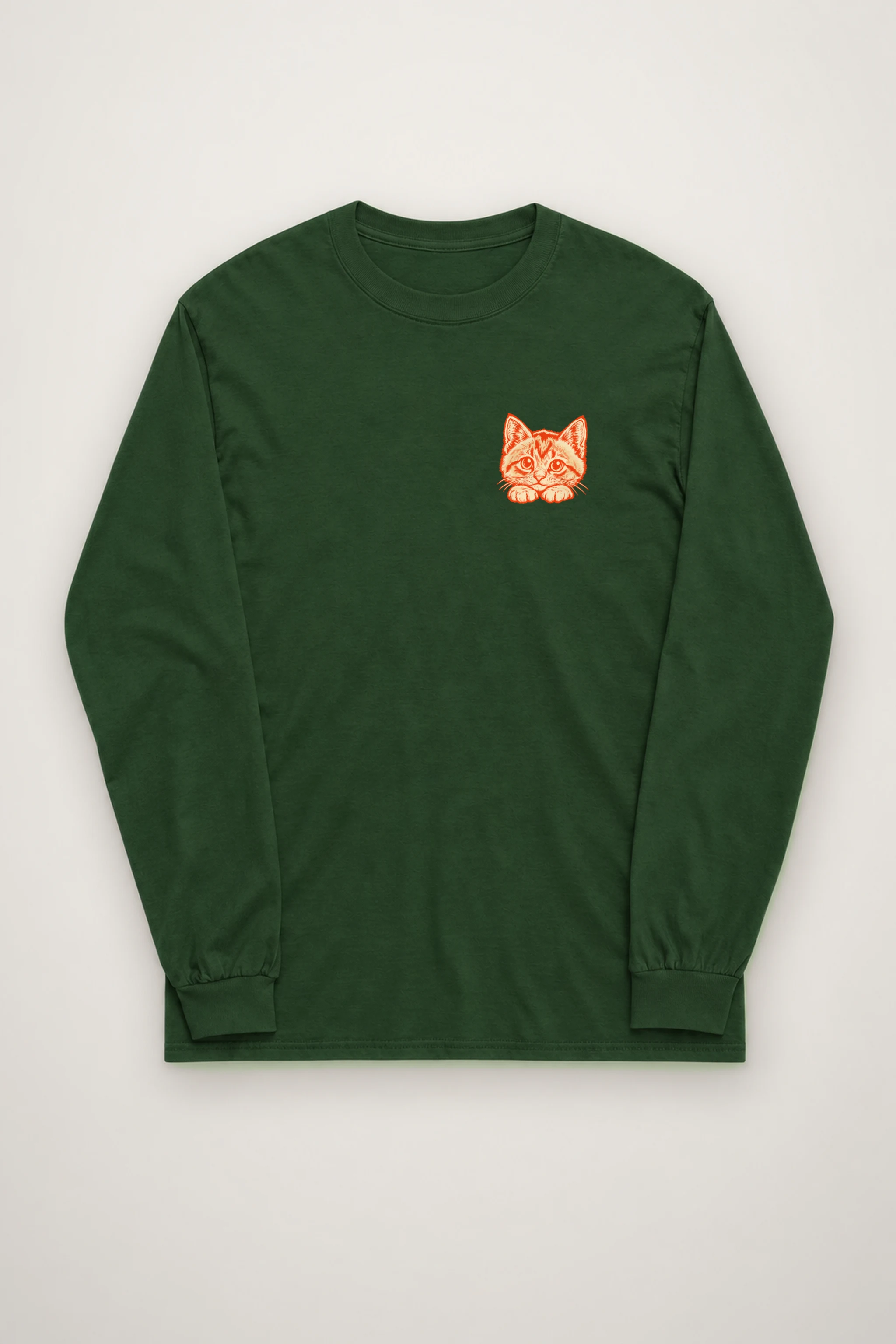 "Tabby Device Box" Unisex Longsleeve T-shirt