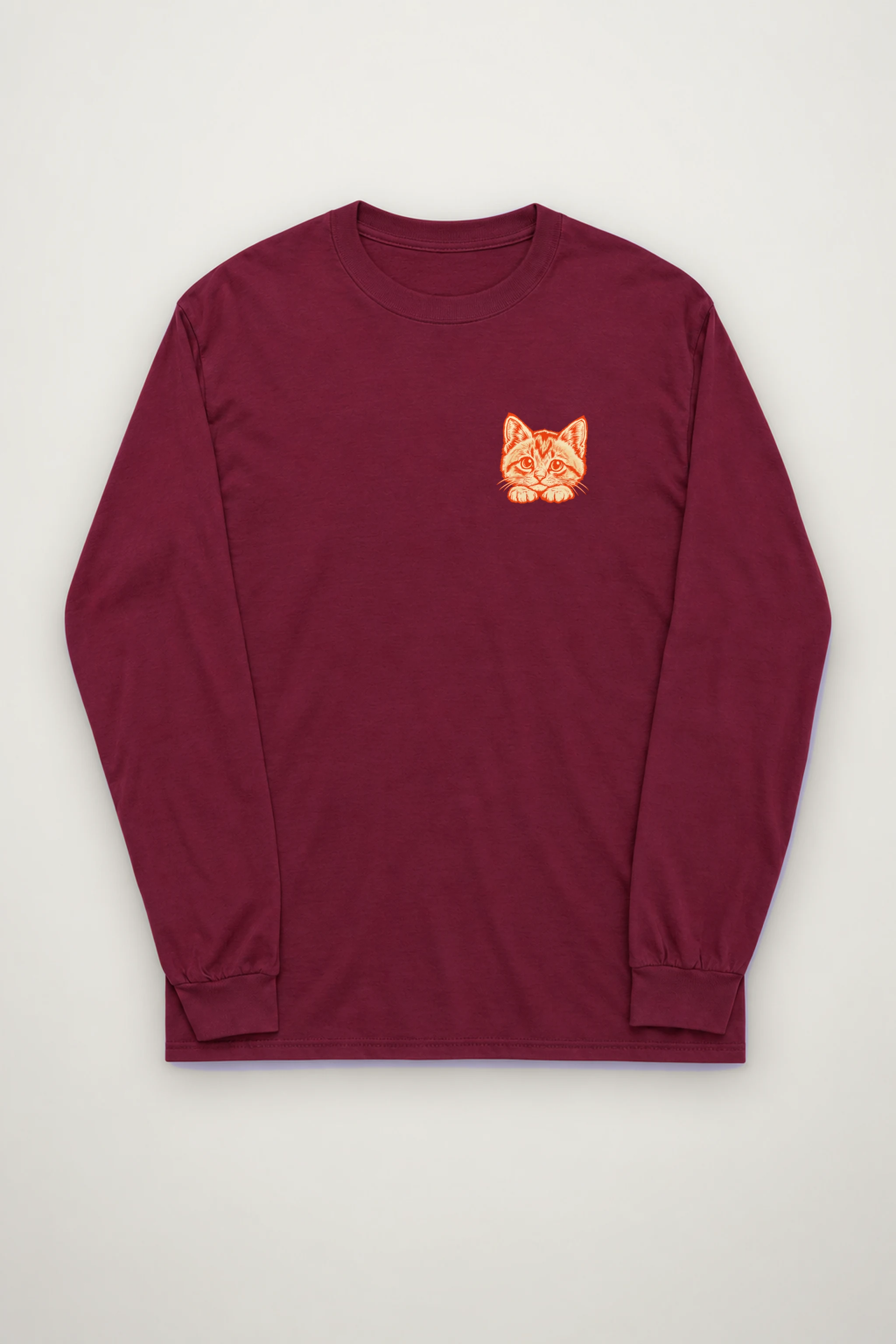 "Tabby Device Box" Unisex Longsleeve T-shirt