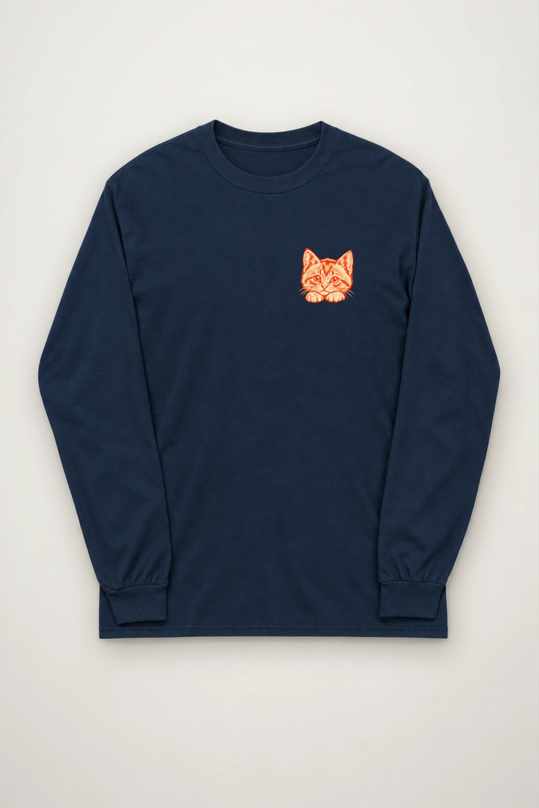 "Tabby Device Box" Unisex Longsleeve T-shirt