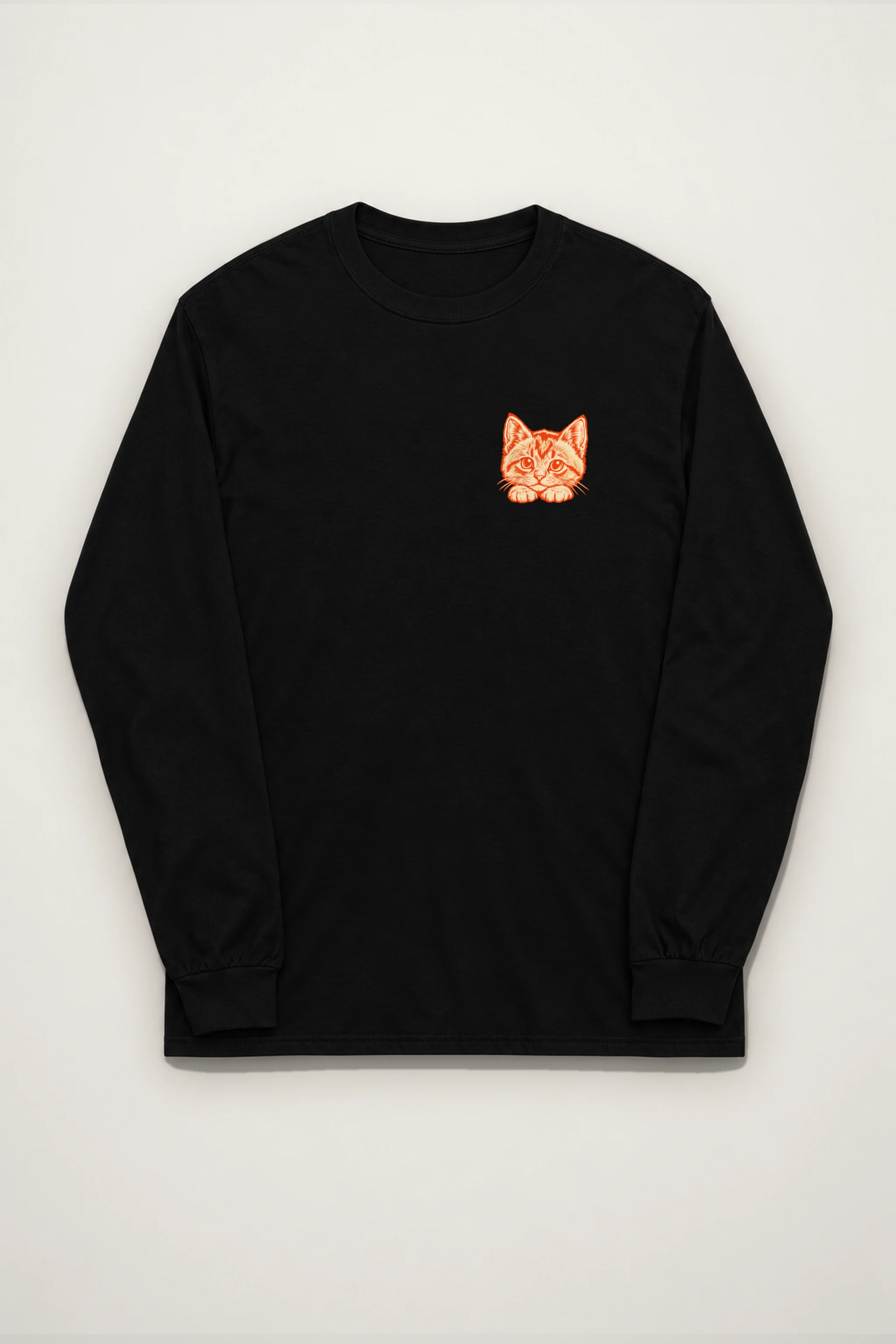 "Tabby Device Box" Unisex Longsleeve T-shirt