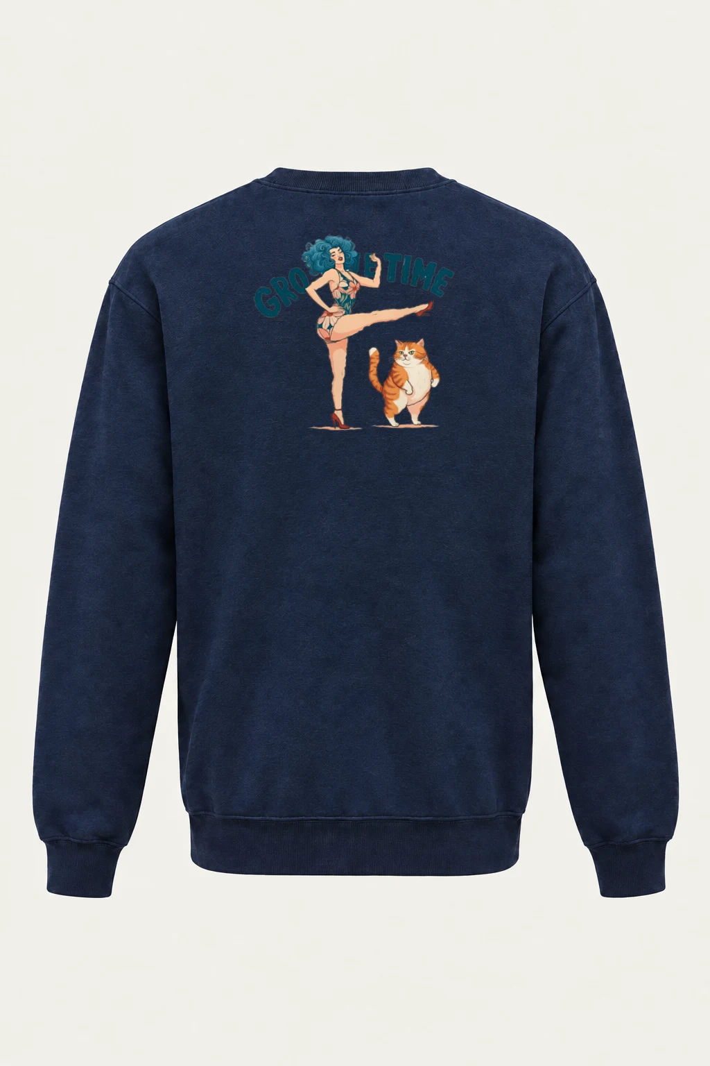 "Tabby Kick Club" Heavy Blend Unisex Crewneck Sweatshirt | Gildan 18000