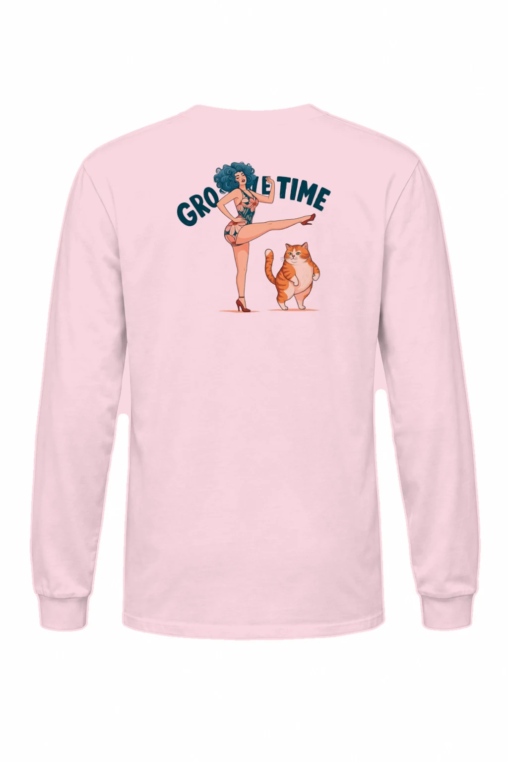 "Tabby Kick Time" Unisex Longsleeve T-shirt | Gildan 2400
